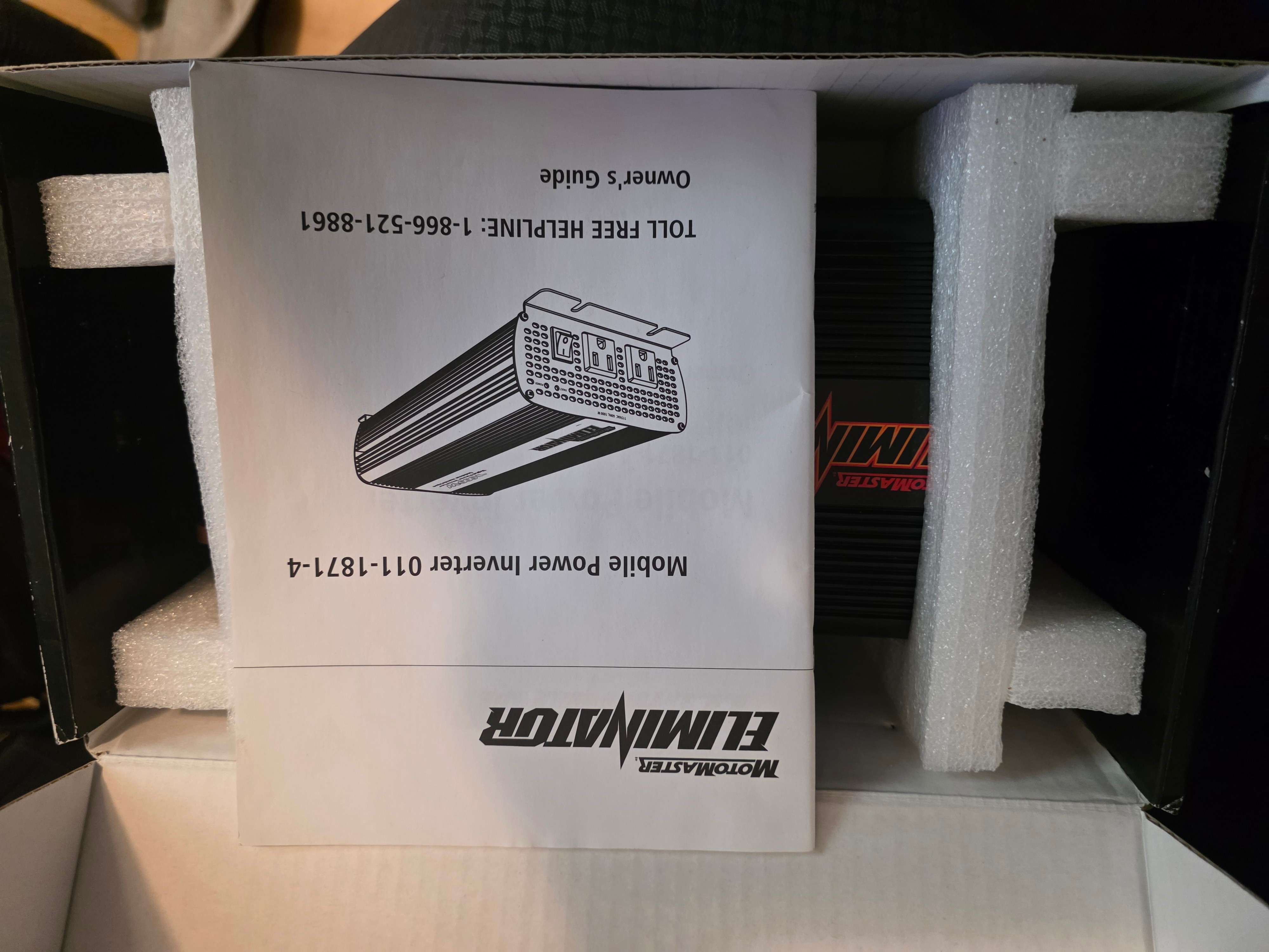 New Eliminator 1000 Watt Inverter - photo 4