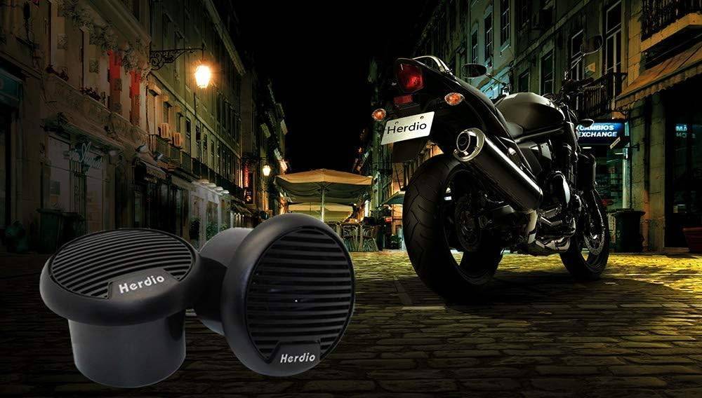 Herdio 3"Waterproof Speakers Marine Boat SPA ATV UTV RZR -Black - photo 3