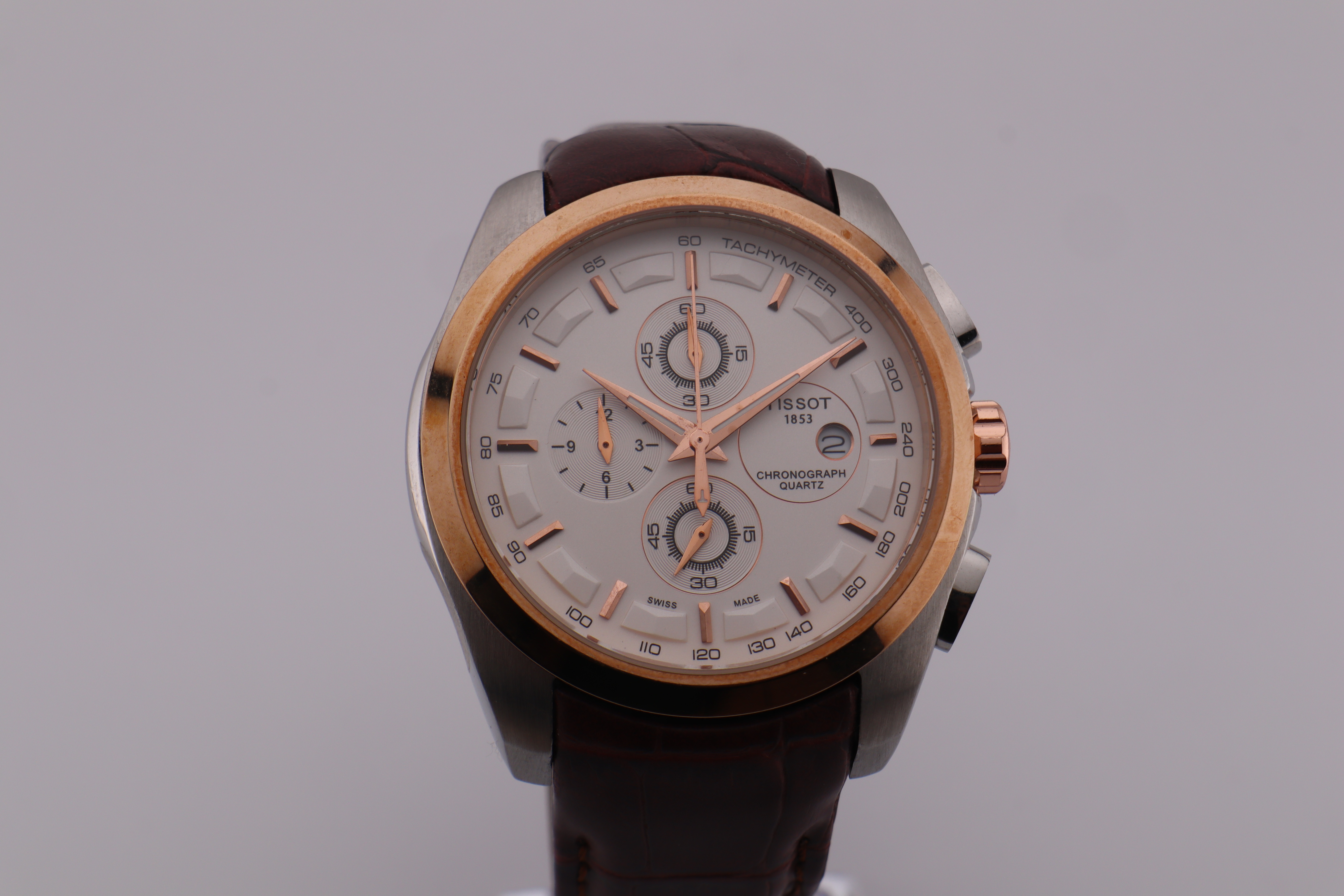 Tissot 1853 Couturier Tachymeter Chronograph Quartz Wrist Watch - photo 2