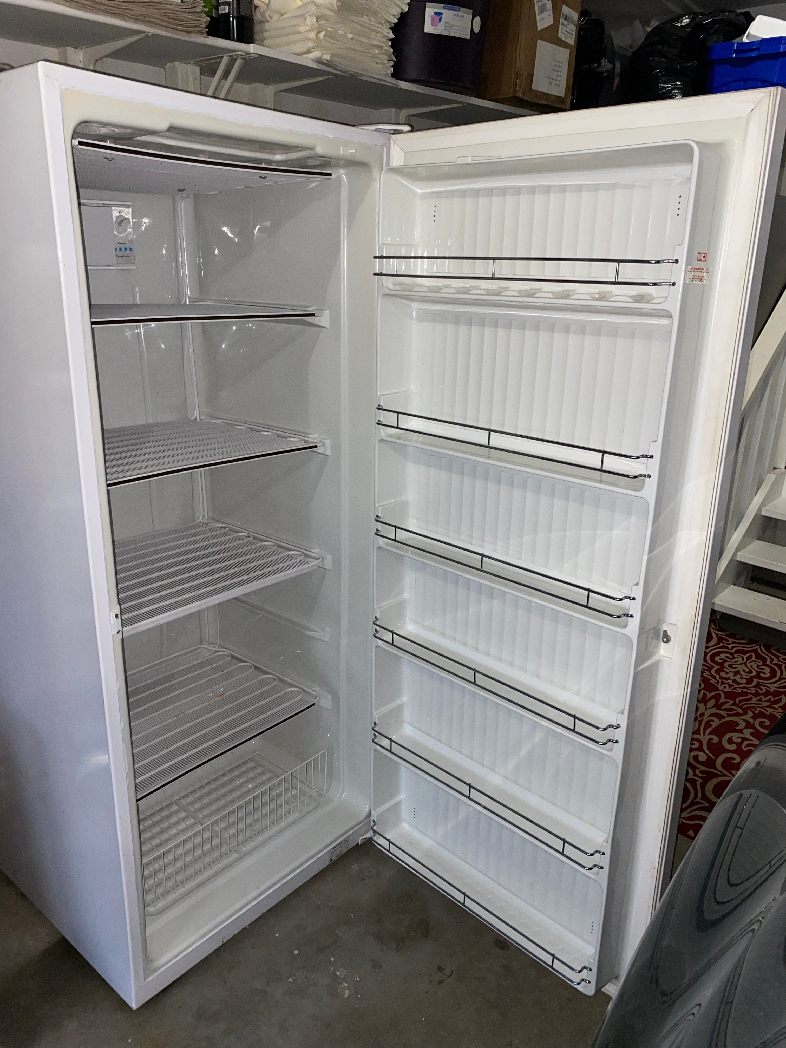 Upright Freezer, Standing Freezer –Full Size (69”x30”x30”) –$290 - photo 5