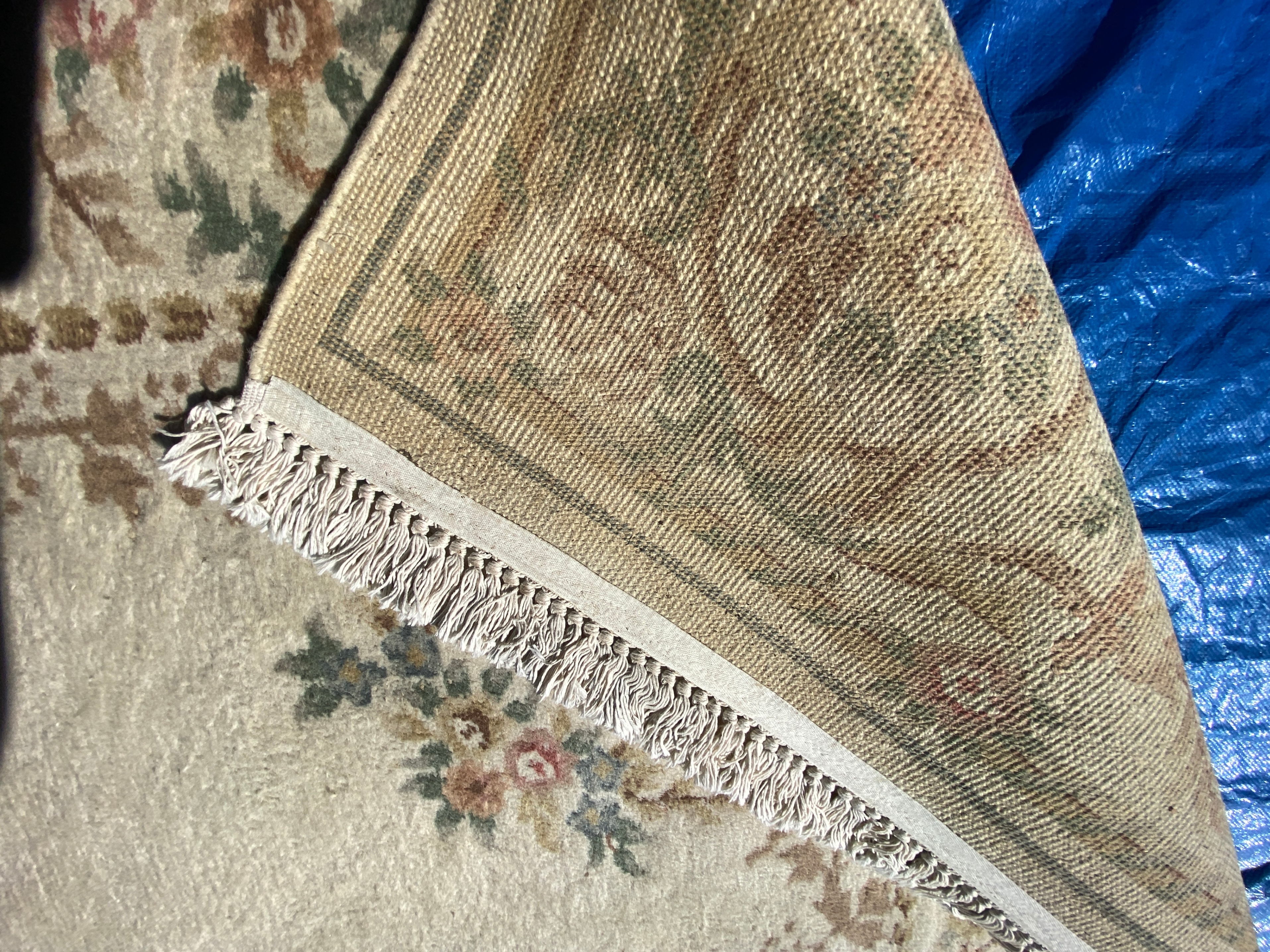 10'x18' Vintage French Aubusson Area Rug Hand-Knotted 100% Wool - photo 5