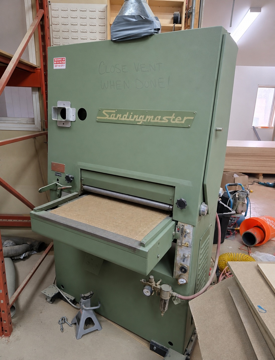 24 inch oscilating drum sander