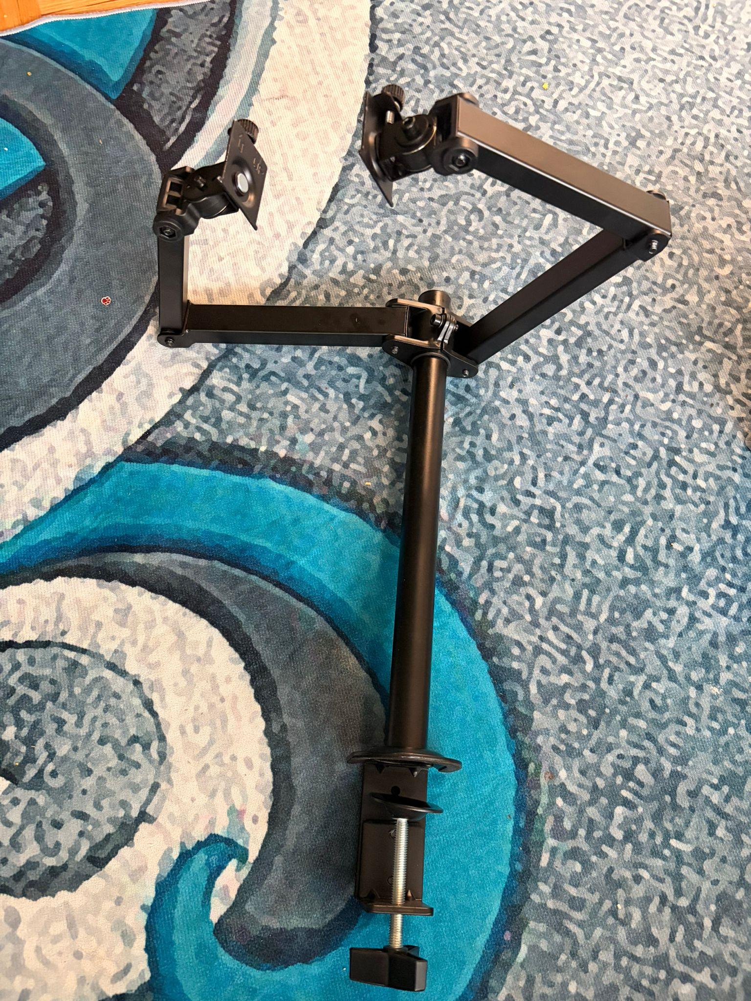 dual monitor arm mount - photo 3