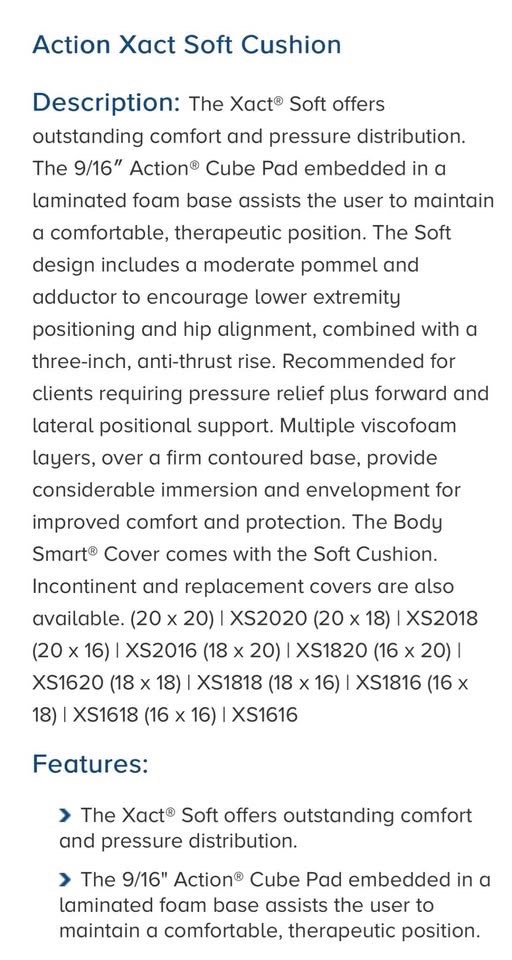 Xact Soft Cushion - Outstanding comfort & pressure distribution - photo 2