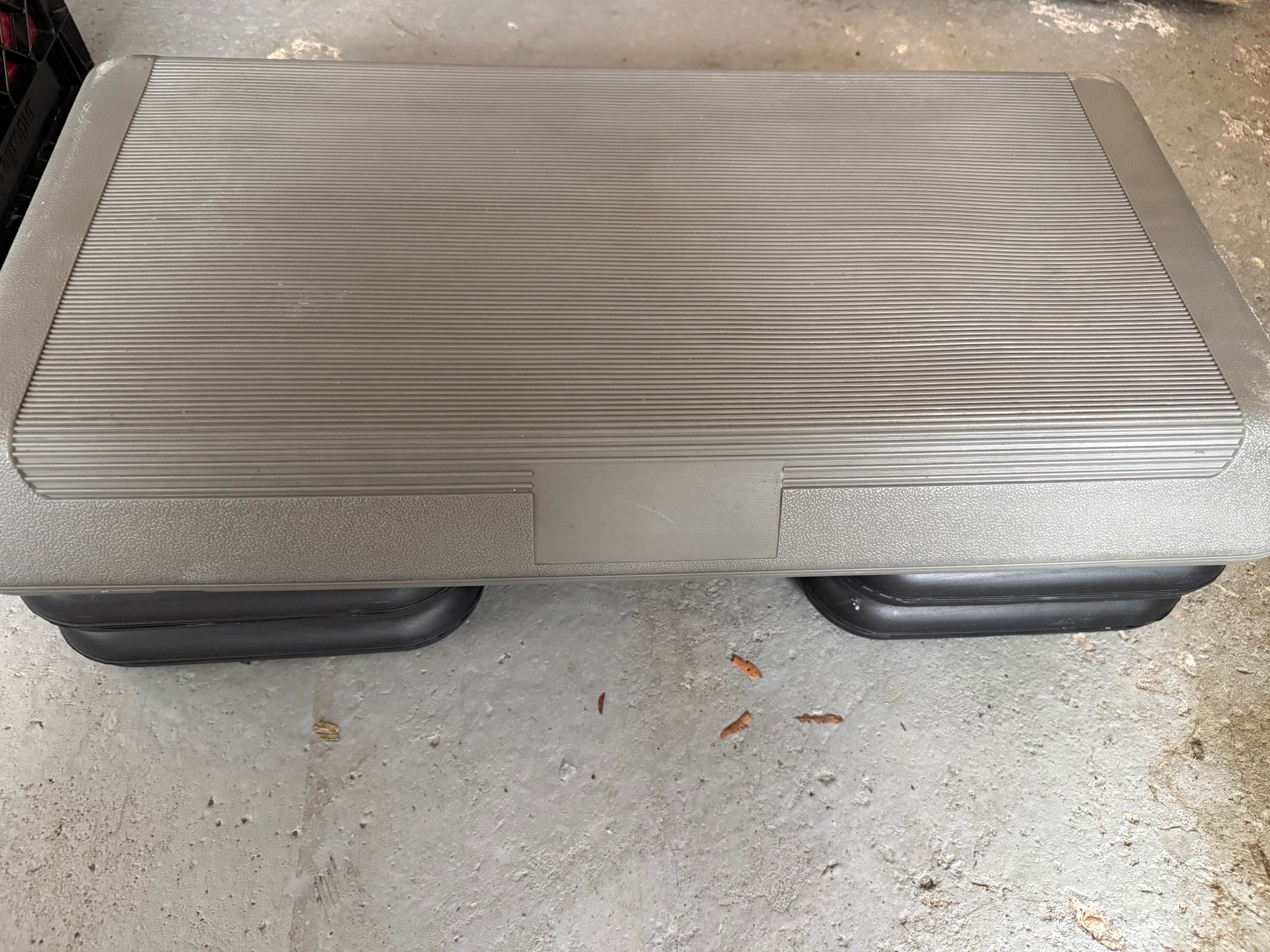 Adjustable Aerobic Step Platform with 4 Risers Exercise Fitness - photo 2