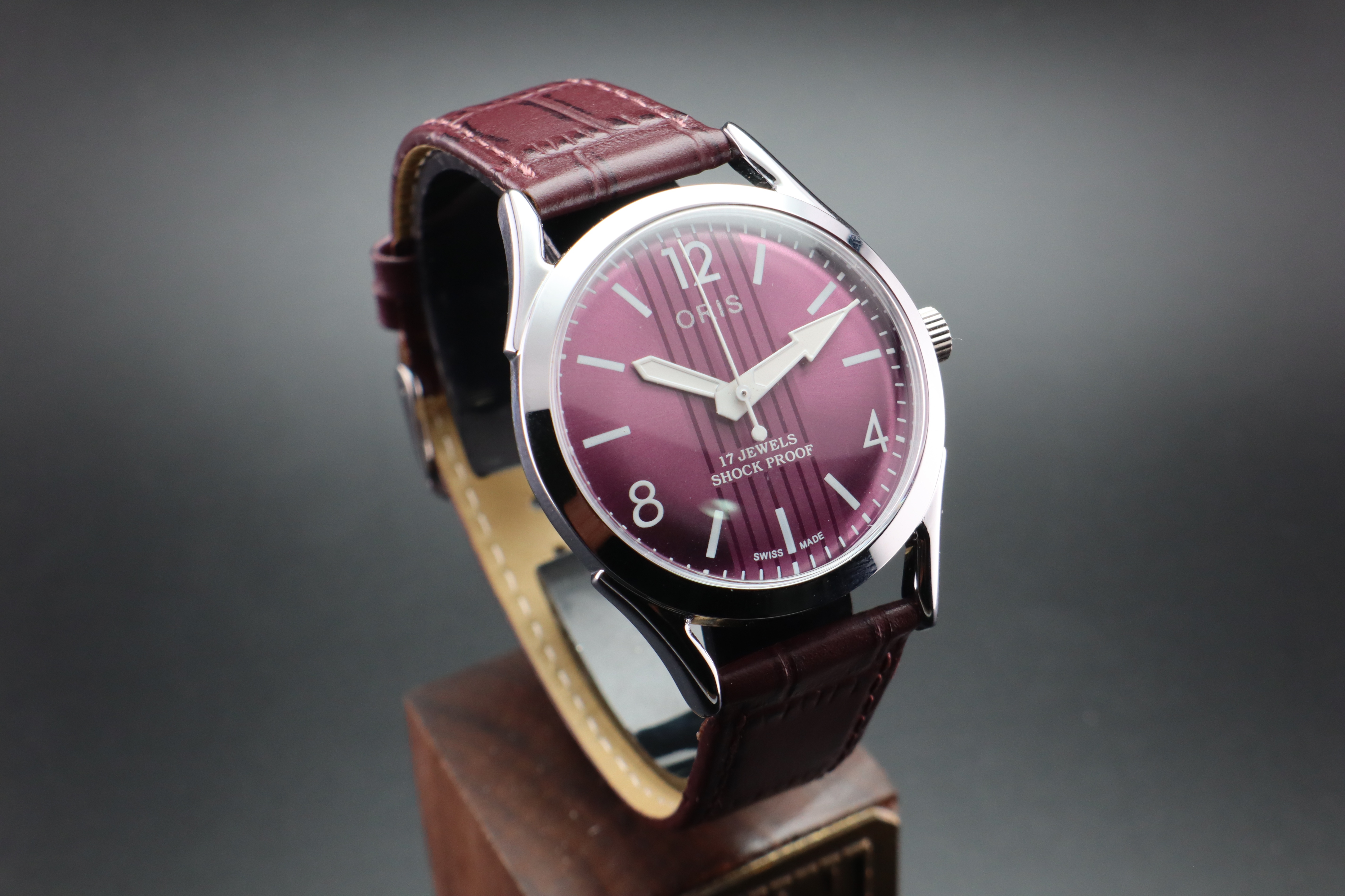 Vintage Oris Swiss ST-96 Hand Wind Mechanical Men's Watch