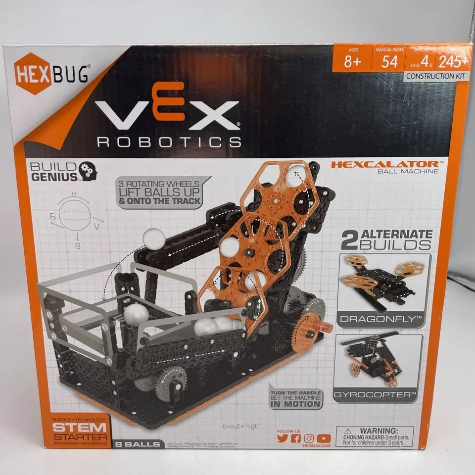 Hexbug Vex Robotics STEM Hexcalator Ball Machine   !