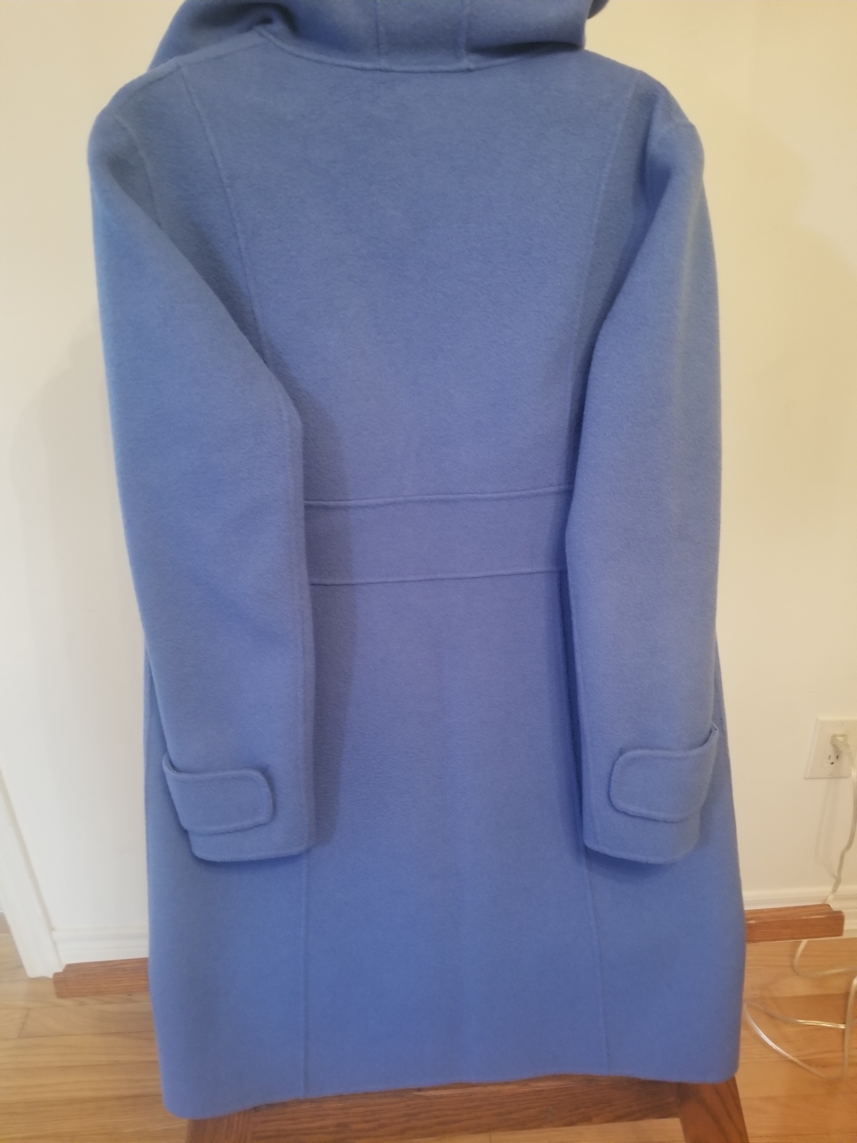 Blue Wool Blend Coat - photo 2