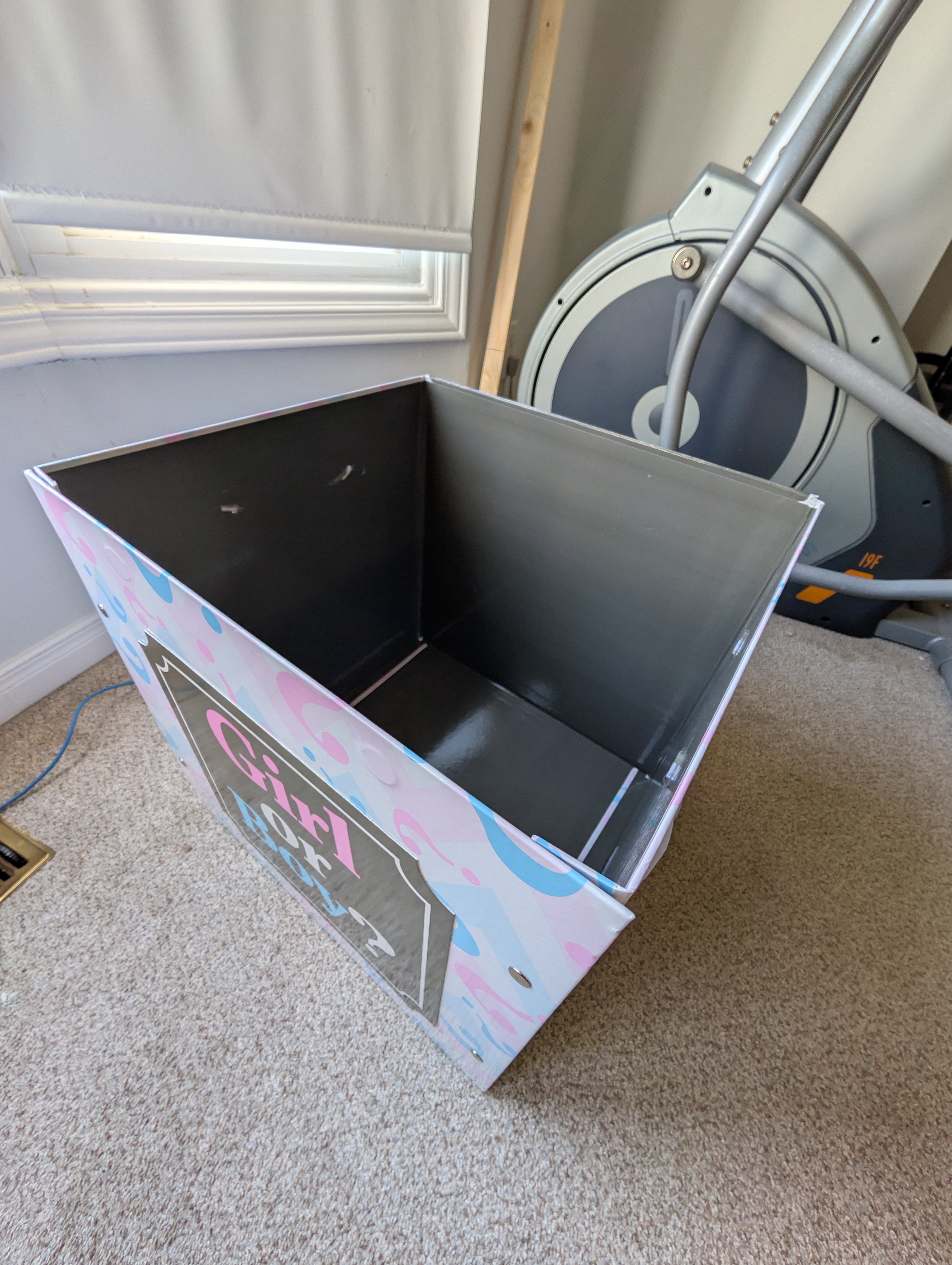 Gender Reveal Box (Boy or Girl, Large 17.5” Cube) - photo 3