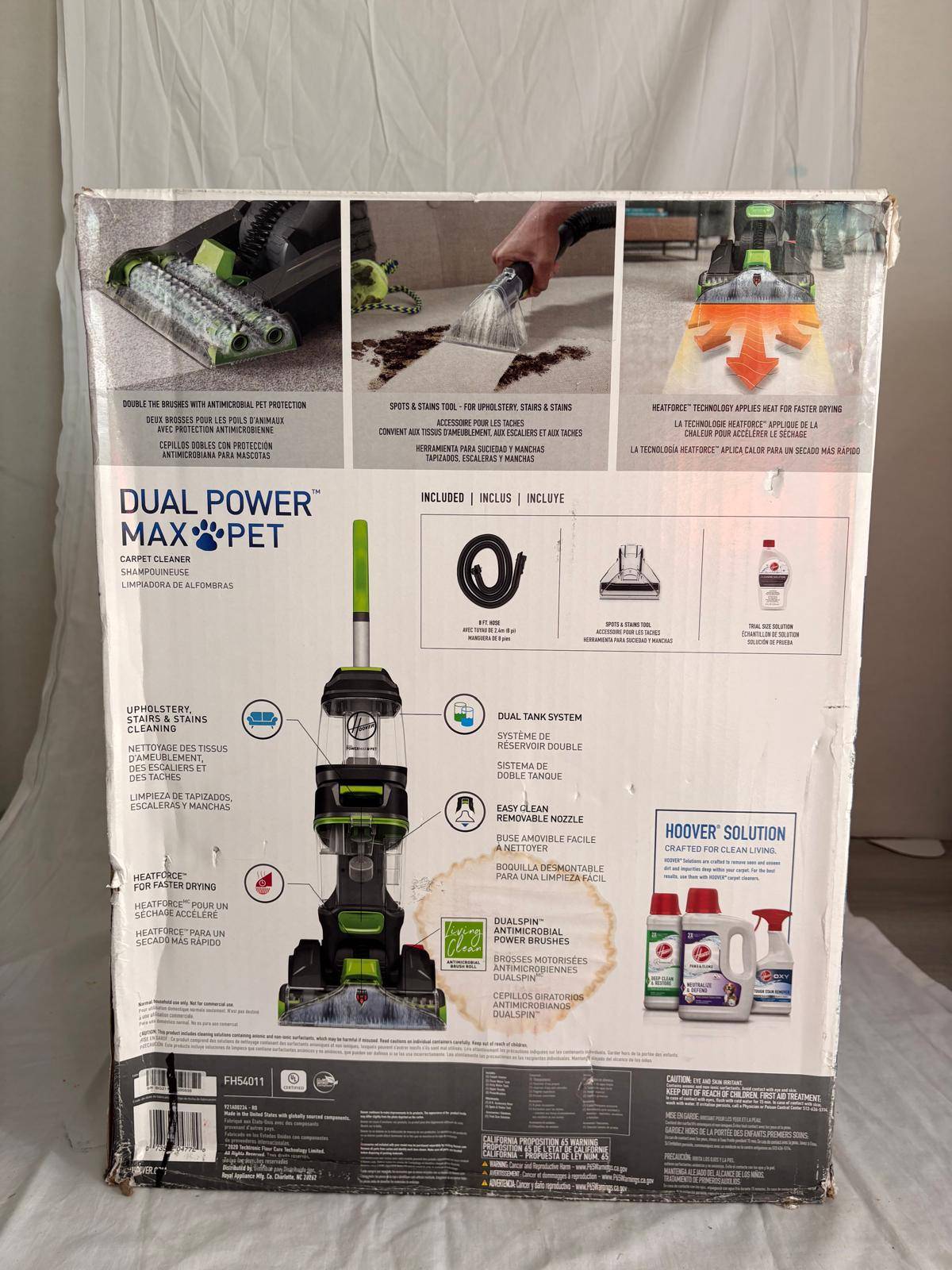 Hoover Dual Power Max Pet Upright Carpet Cleaner - photo 3