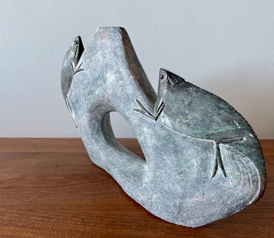 Signed C. Manyore - Shona Serpentine Sculpture