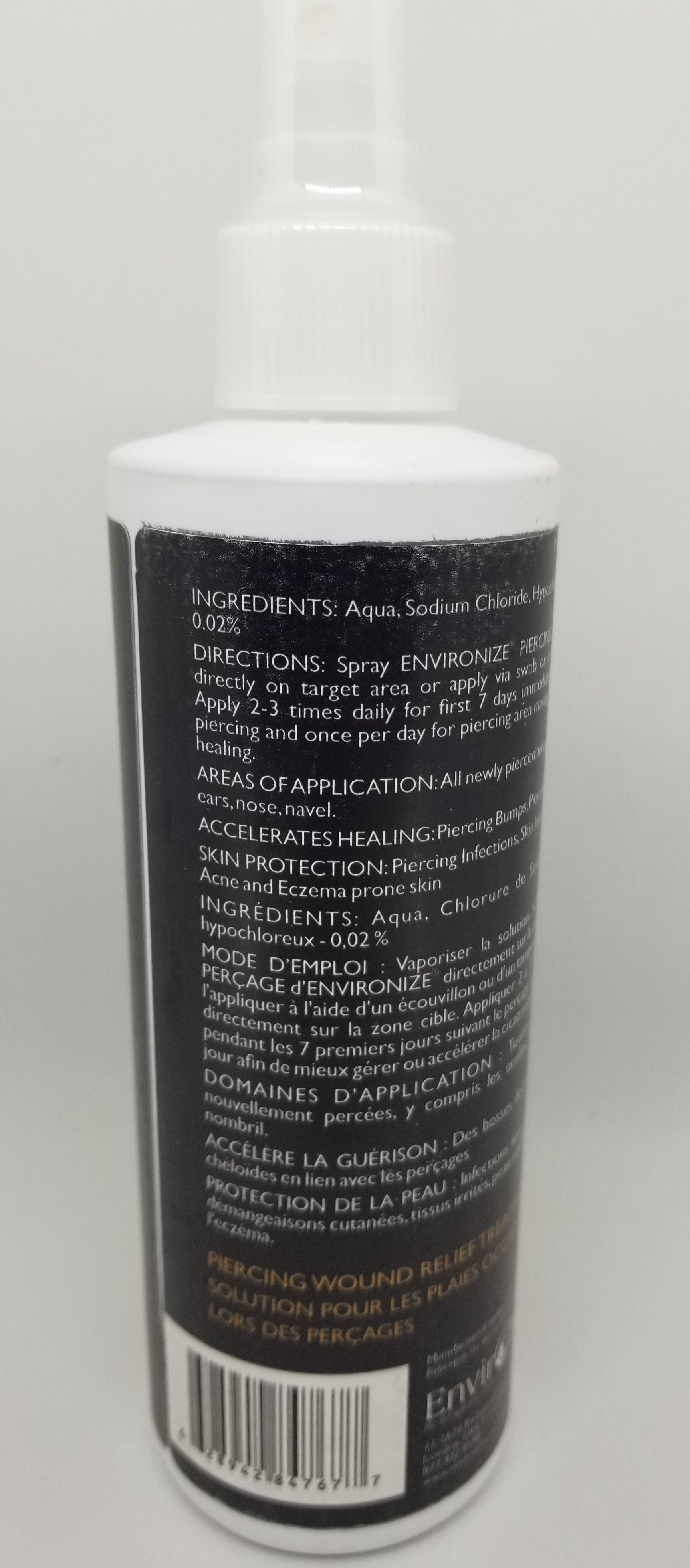 Environize Piercing After Care Spray 225mL - photo 2