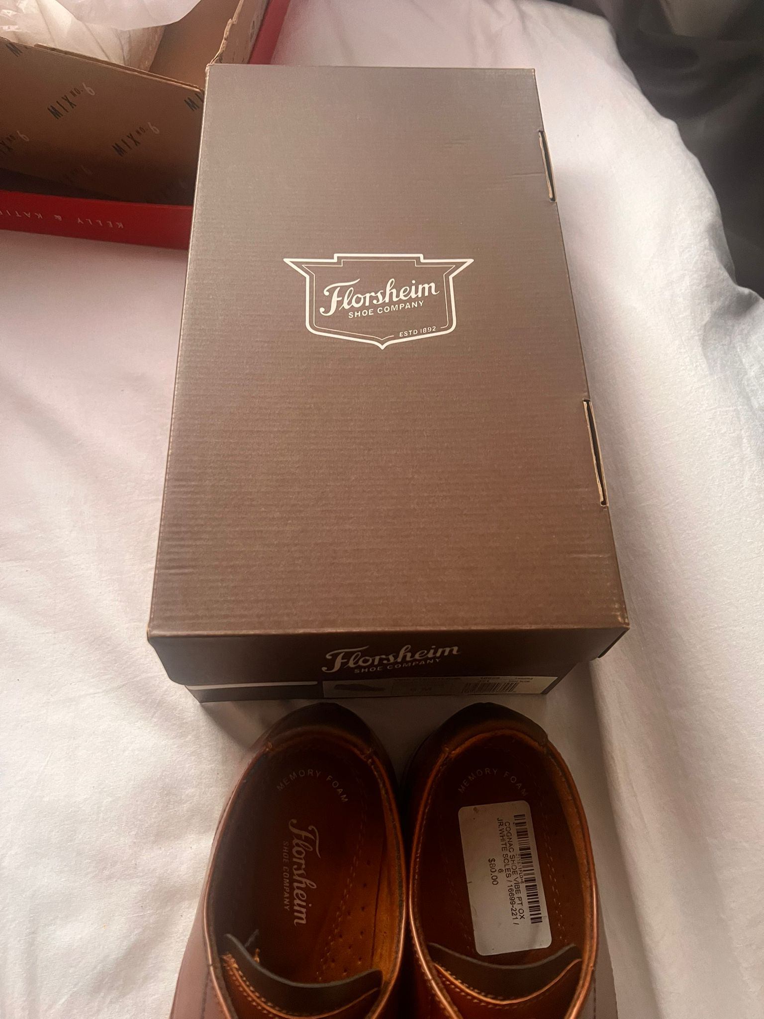 Florsheim Vibe PTELSTLCJR Cognac Colour Kids 6M Euro 39 - photo 3
