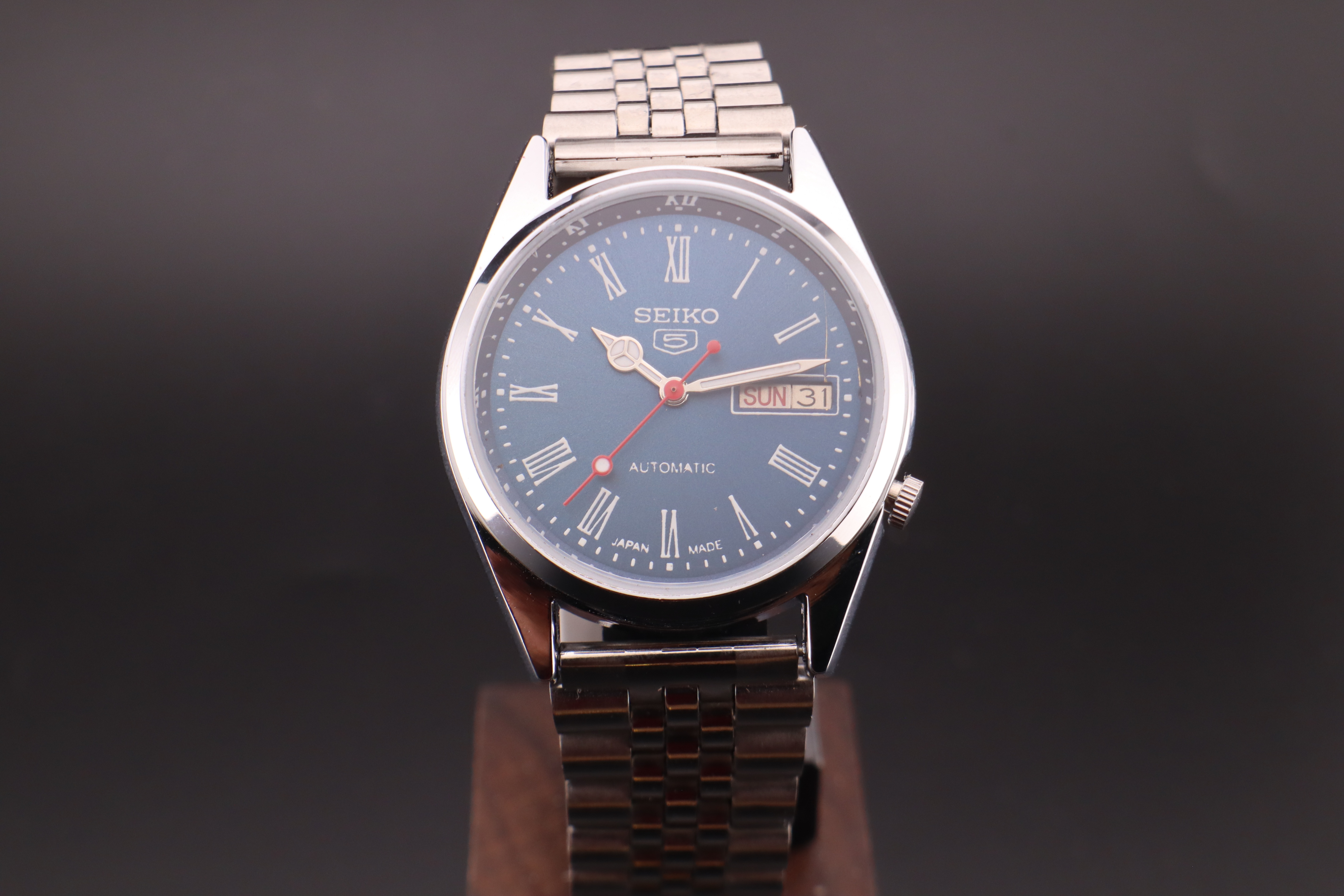 Vintage Seiko 5 Automatic 6309A Men's  Watch D&D- Japan Made - photo 2