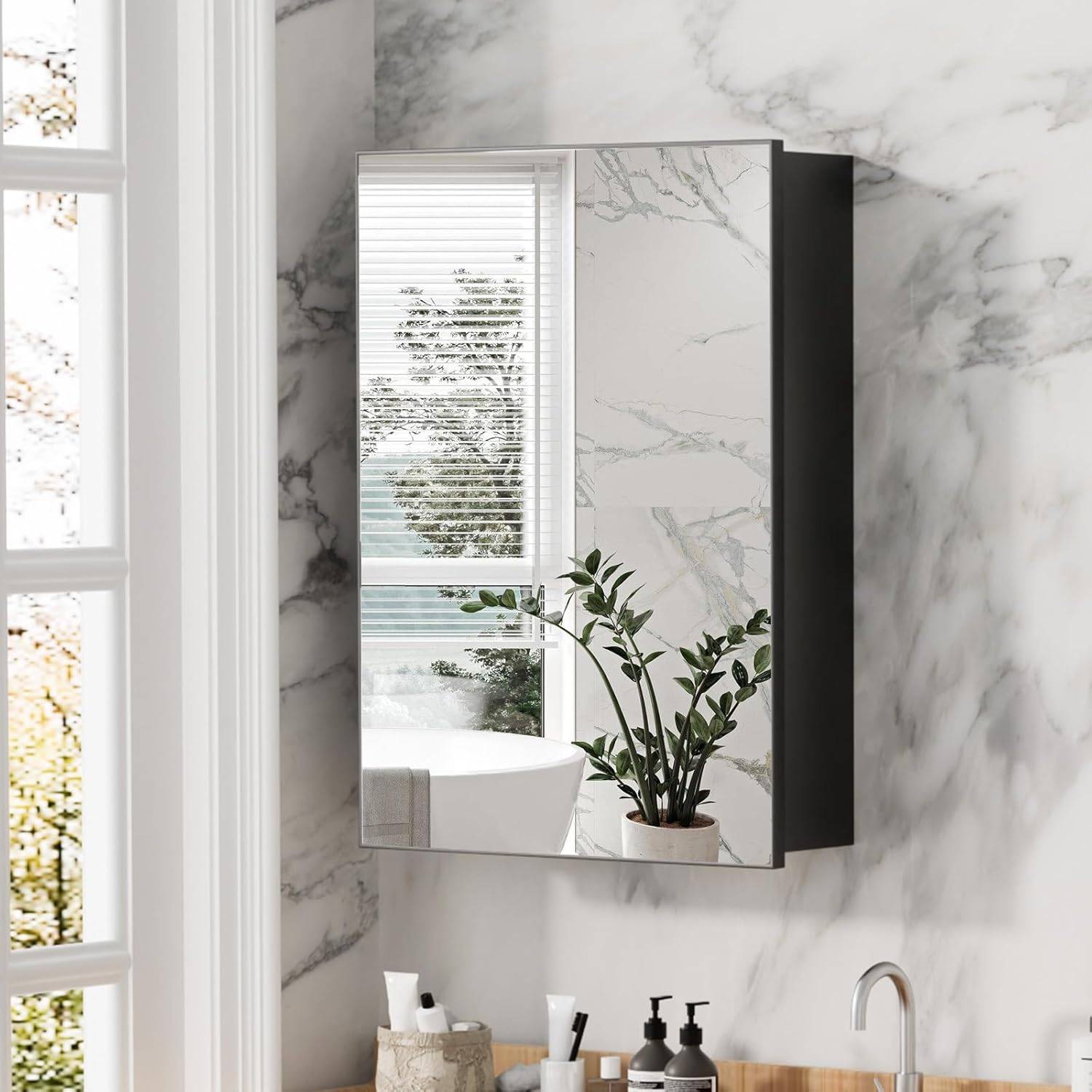 22 x 16 Medicine Cabinet Mirror, Bathroom Medicine Cabinet
