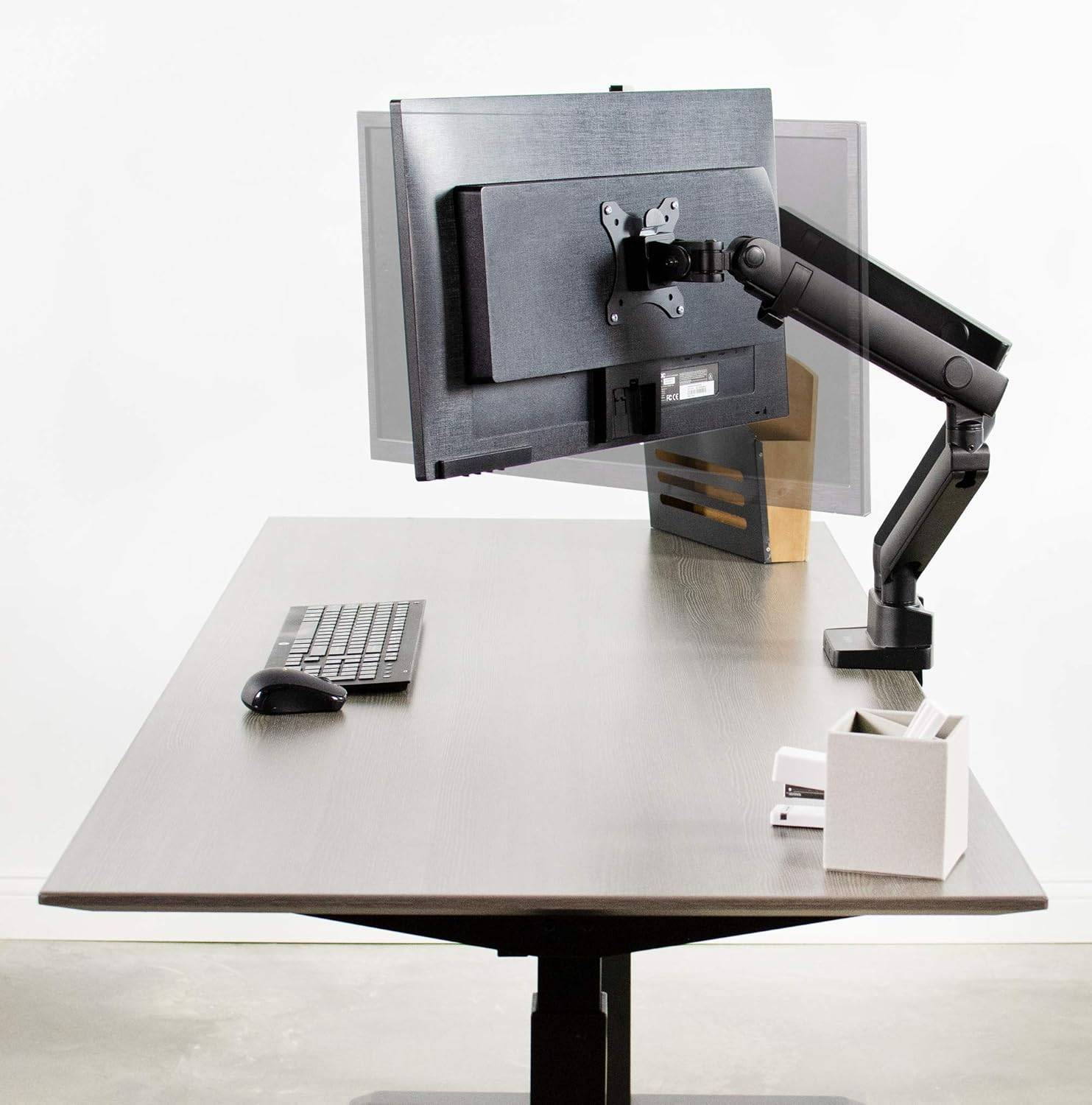 New Mechanical Arm Dual Ultrawide Monitor Desk Mount - photo 4