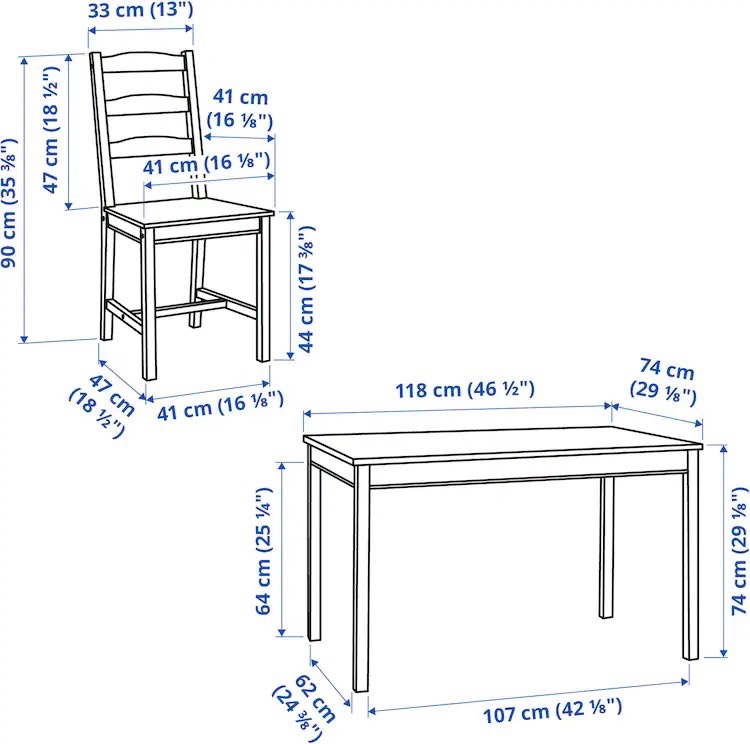 Dining table + 4 chairs with chair pads - photo 4
