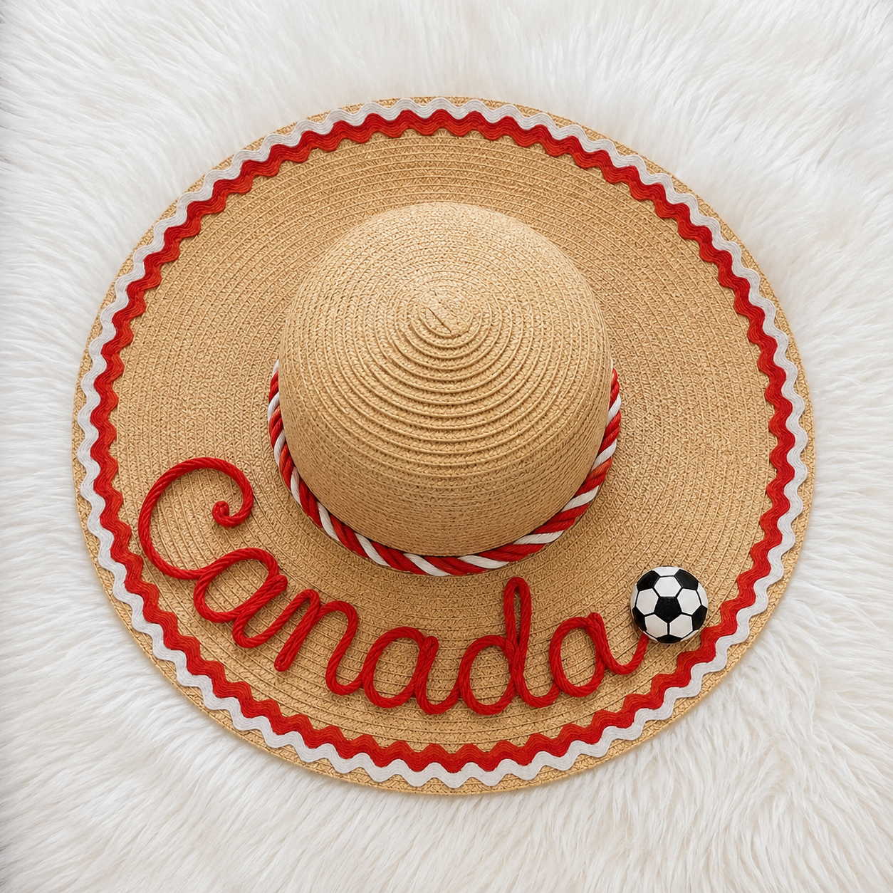 Handcrafted Soccer Fan Hats