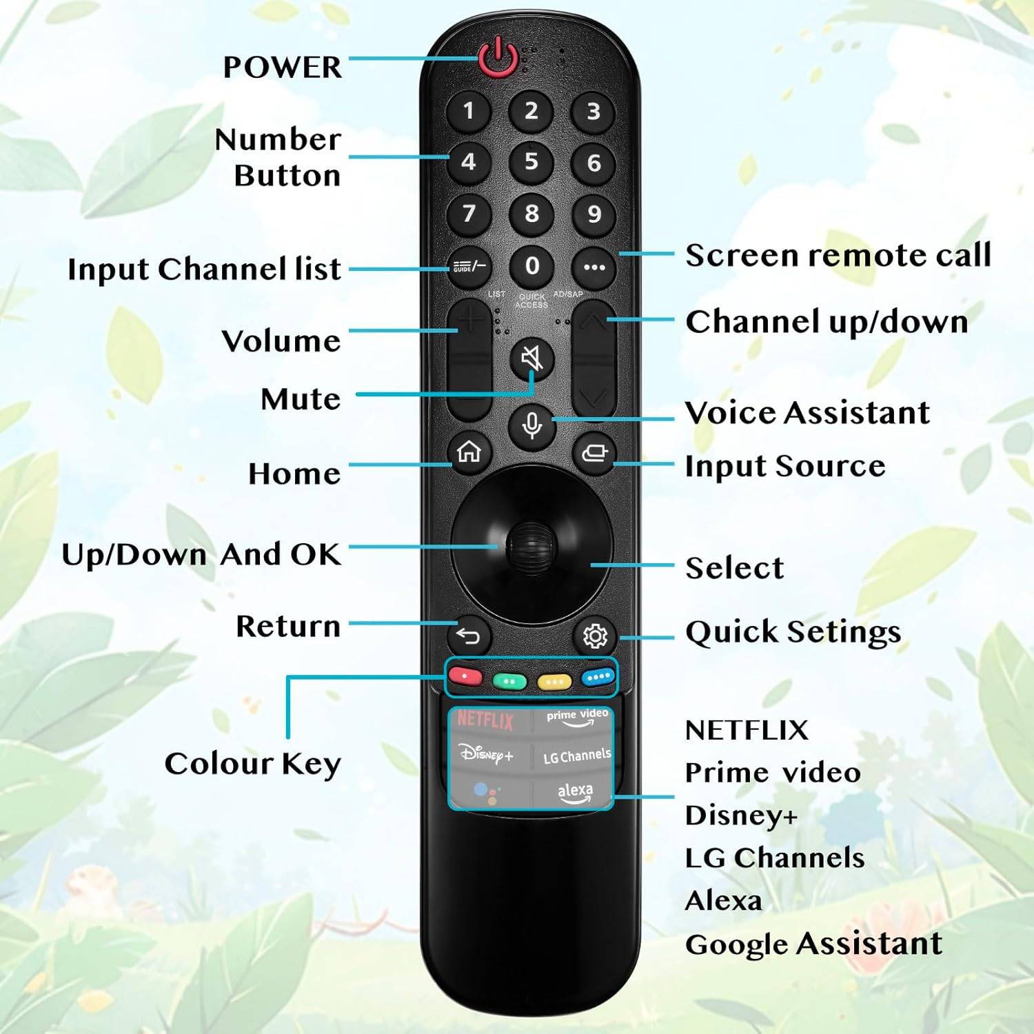 Remote for LG Smart TVs 2020-2022 Replacements - photo 5