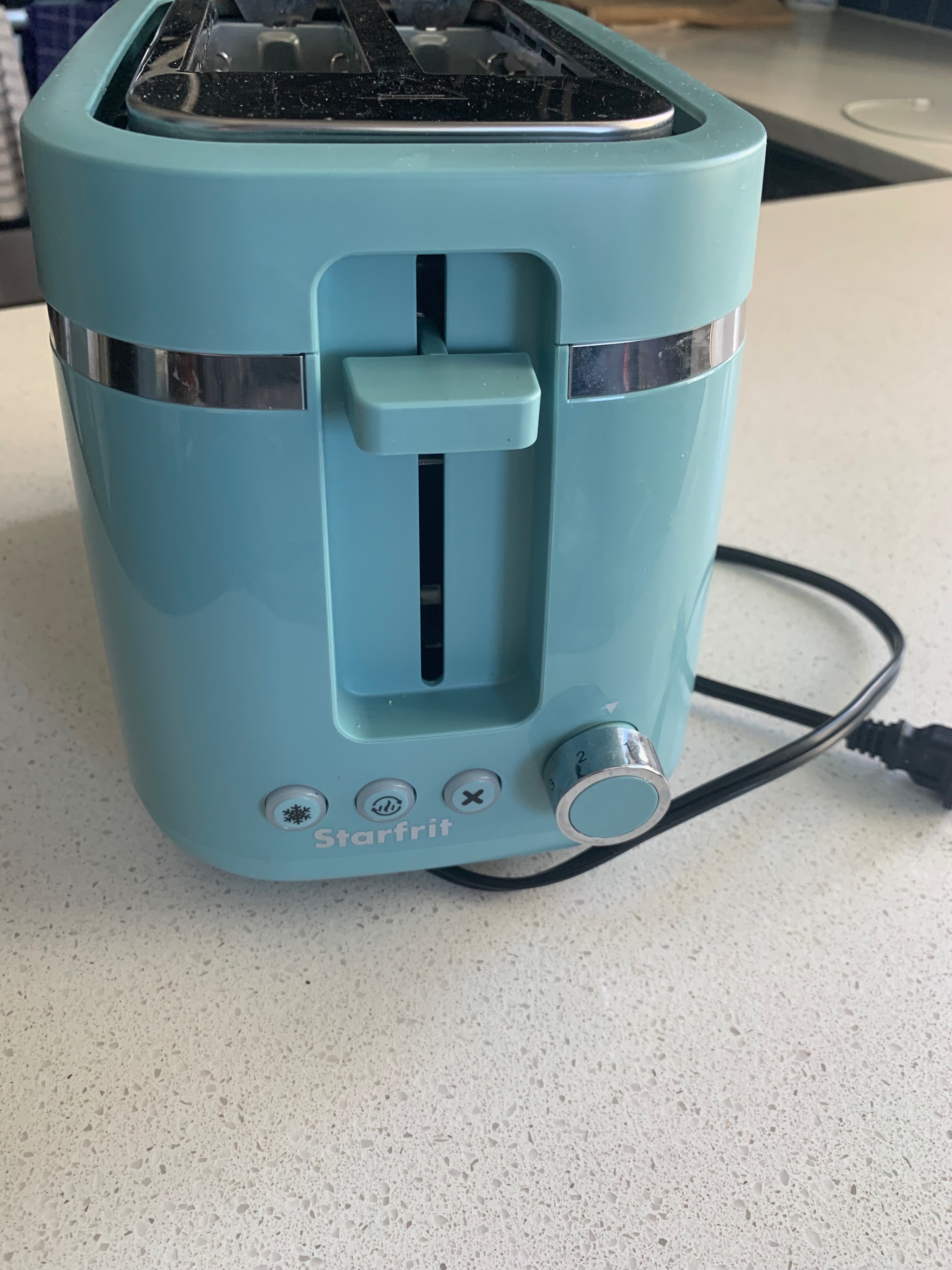 🍞 Starfrit 2-Slice Toaster — Mint / Sage Green