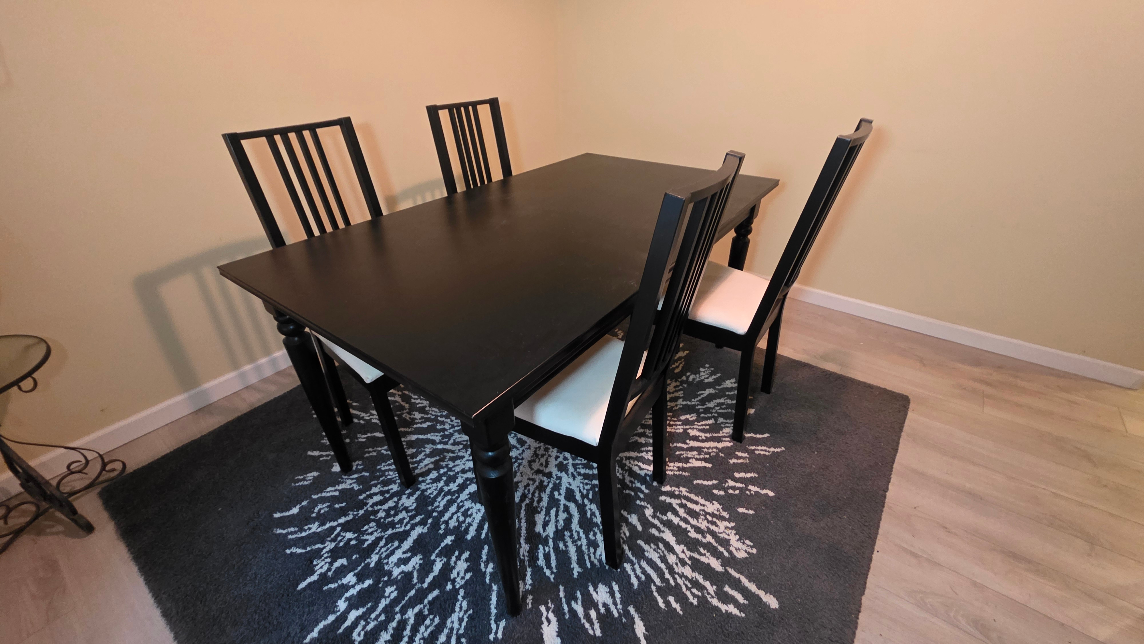 ✨ IKEA NÄSINGE Extendable Dining Table Set + 4 Chairs ✨