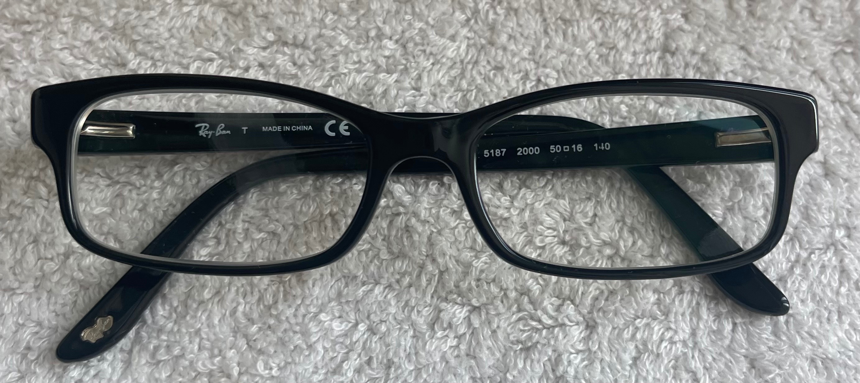 Vintage Ray-Ban Black Designer Eyeglass Frames (RB 5187) - photo 2