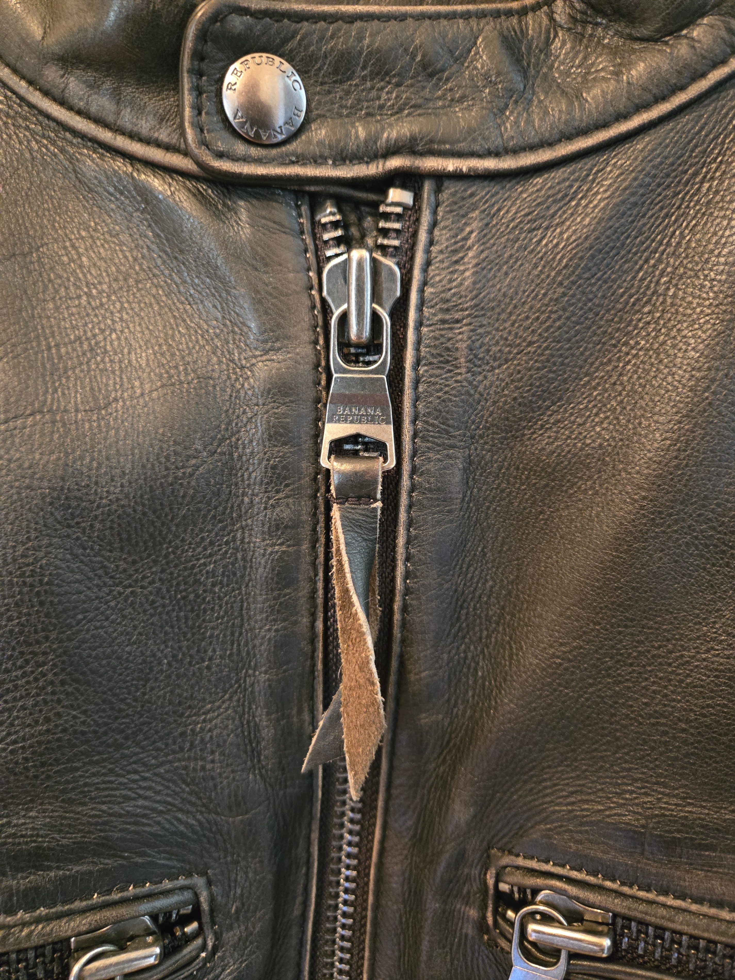 Banana Republic Leather Biker Jacket - photo 3