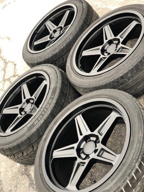 NEW 20”DEMON reps(5x115)+used Pirelli- Charger/Challenger/300 - photo 3