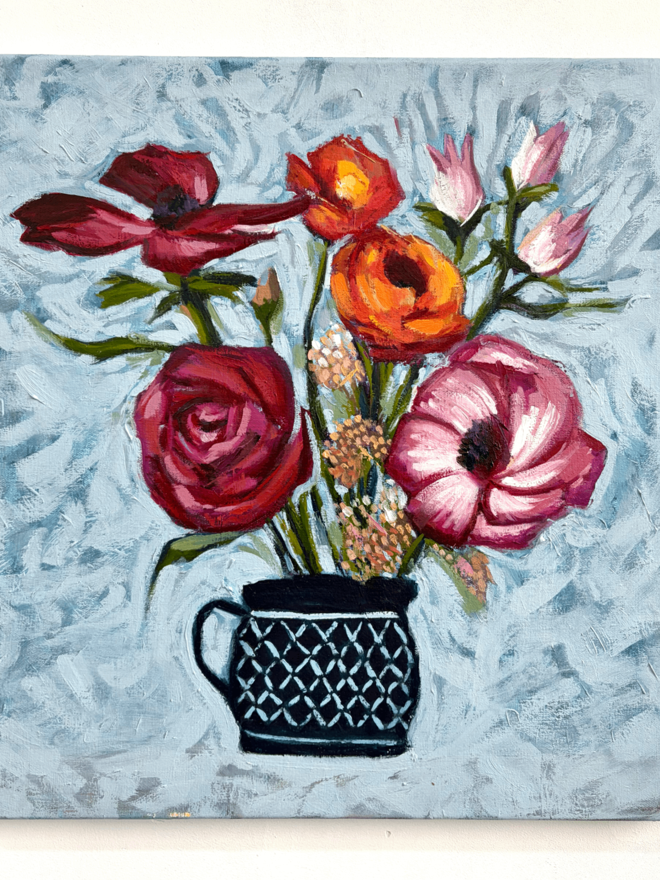 Floral Still Life Oil Painting
