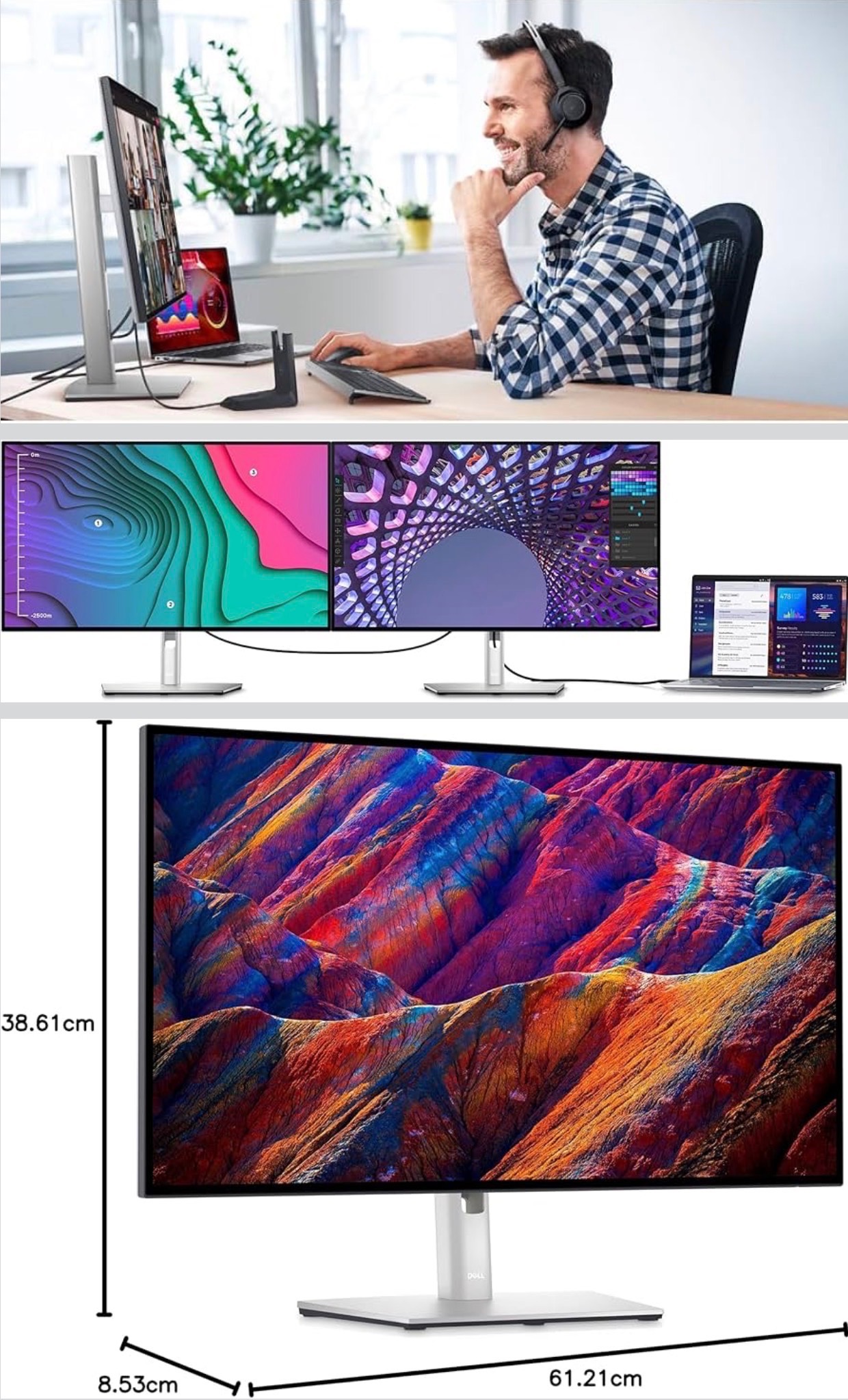 NEW: Dell UltraSharp 4K 27" UHD Type-C U2723QE