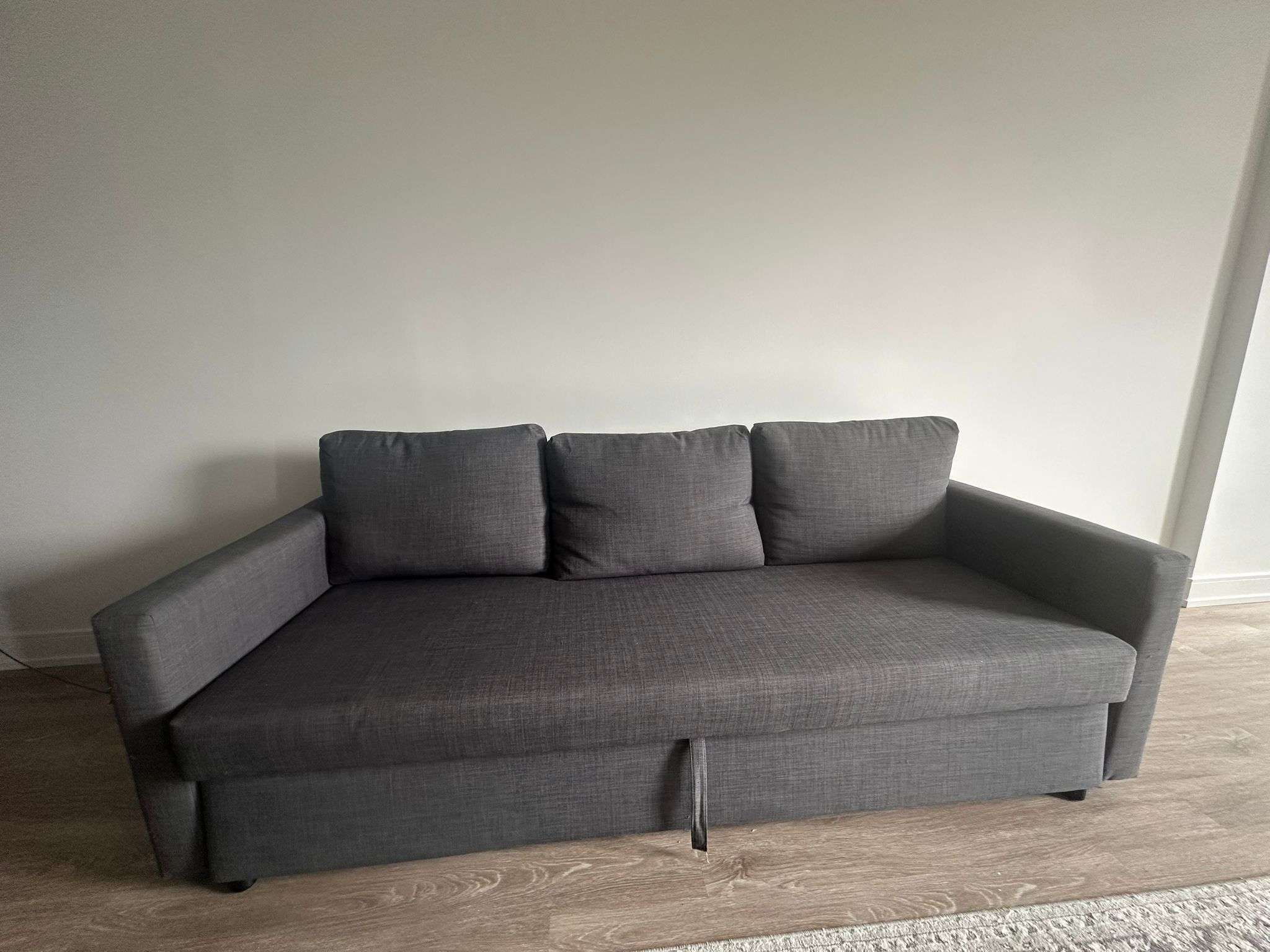 Sofa-Bed Grey Couch -Ikea