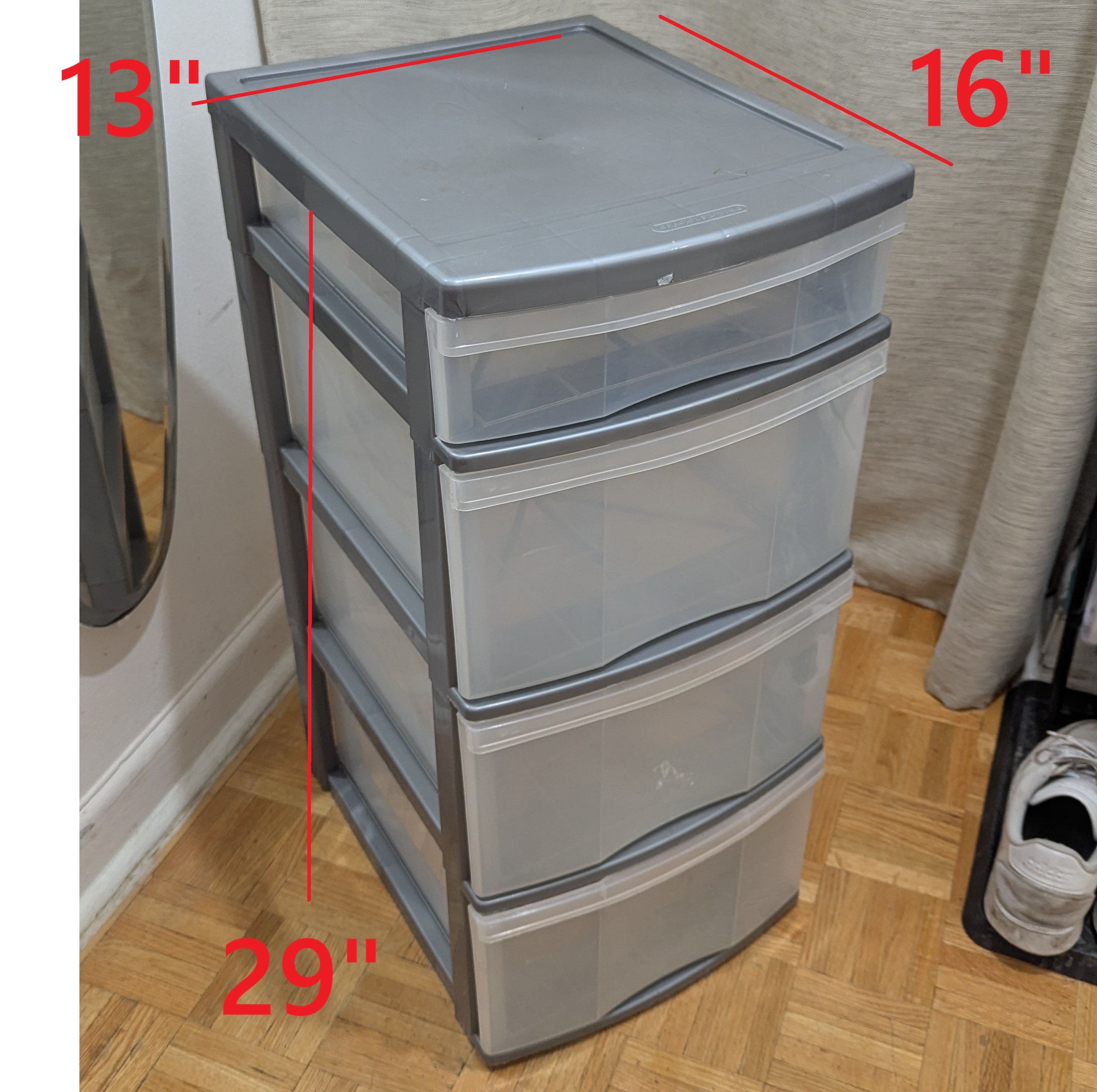 4-Tier Storage Organize Stand Shelf Unit Rack