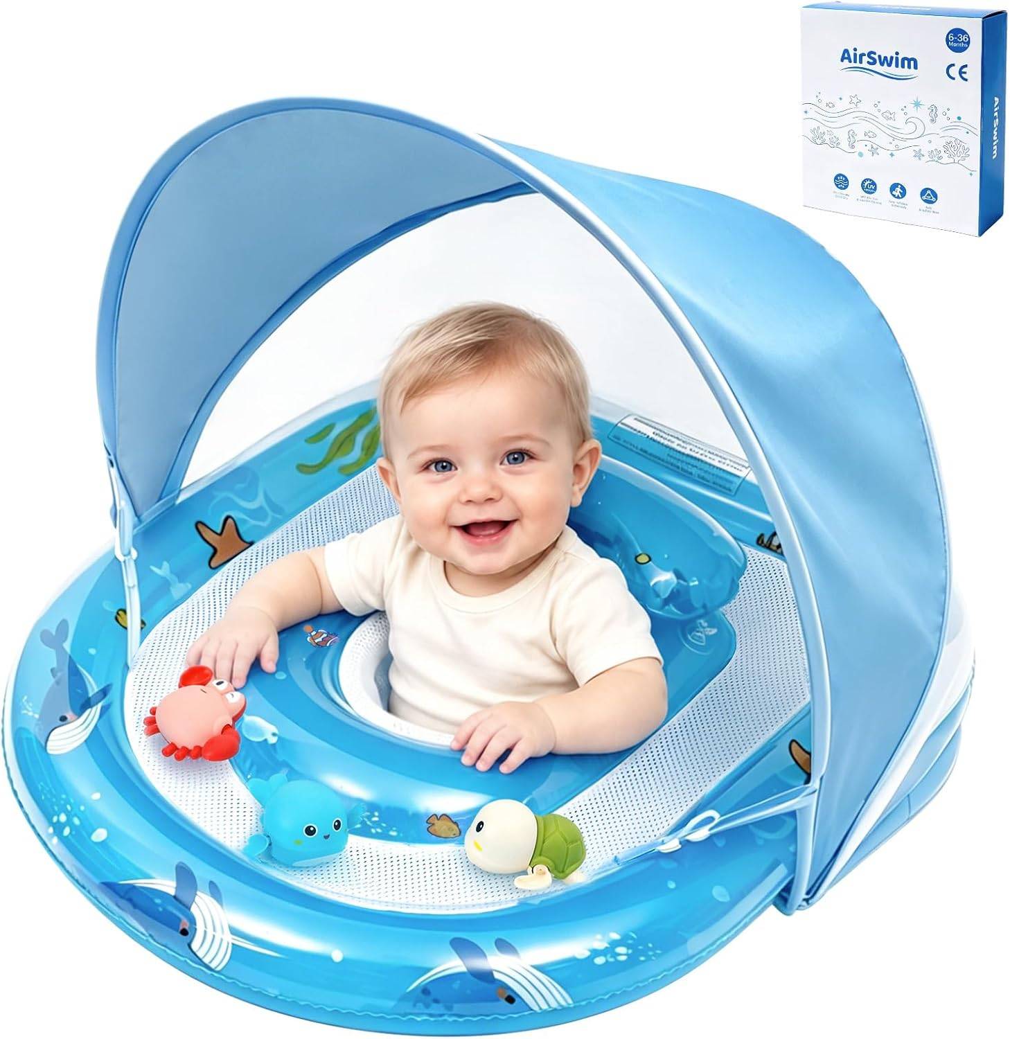 Baby Pool Float with Canopy