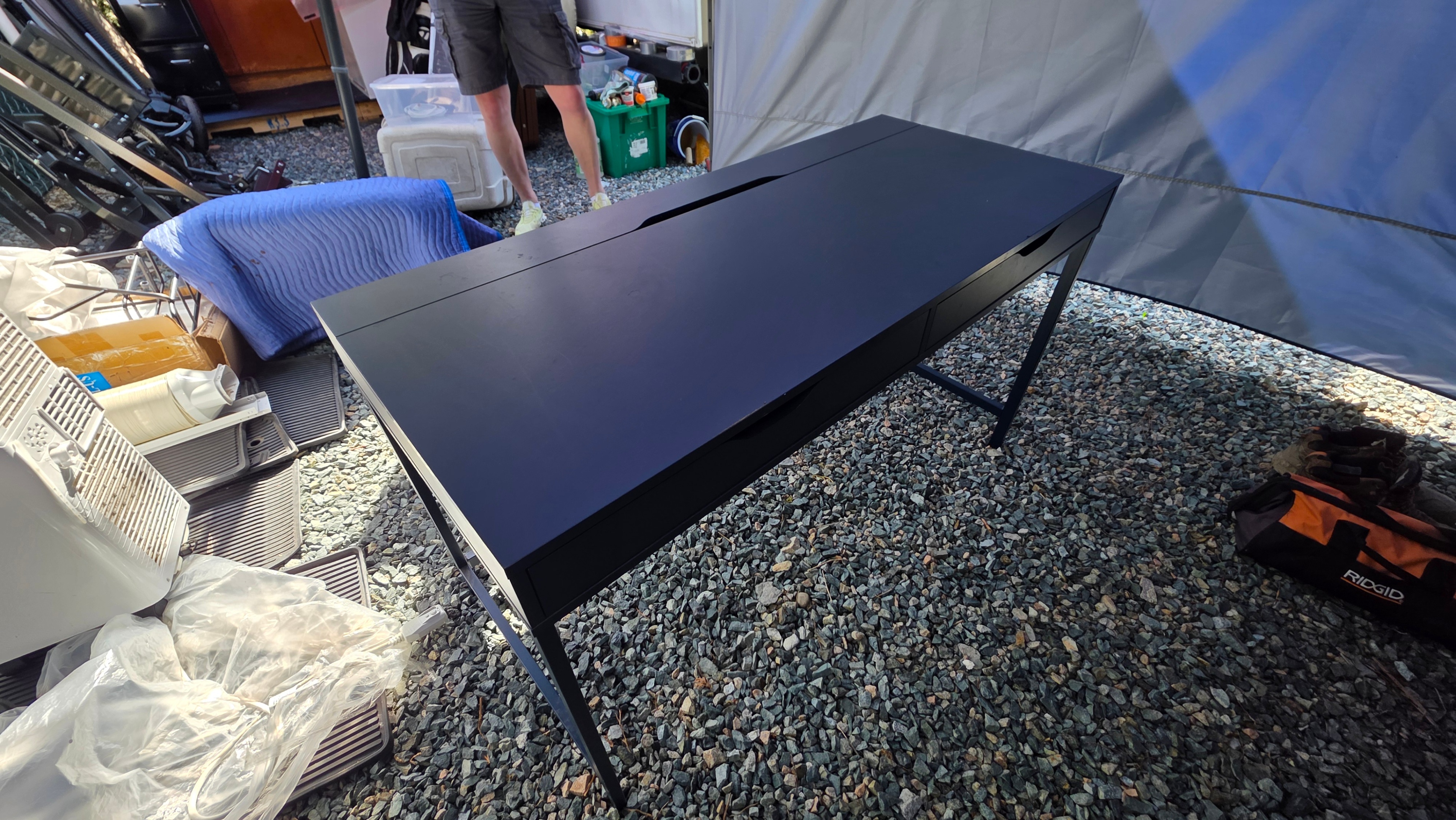 ✨ IKEA ALEX Desk – Dark Blue / Black-Brown ✨