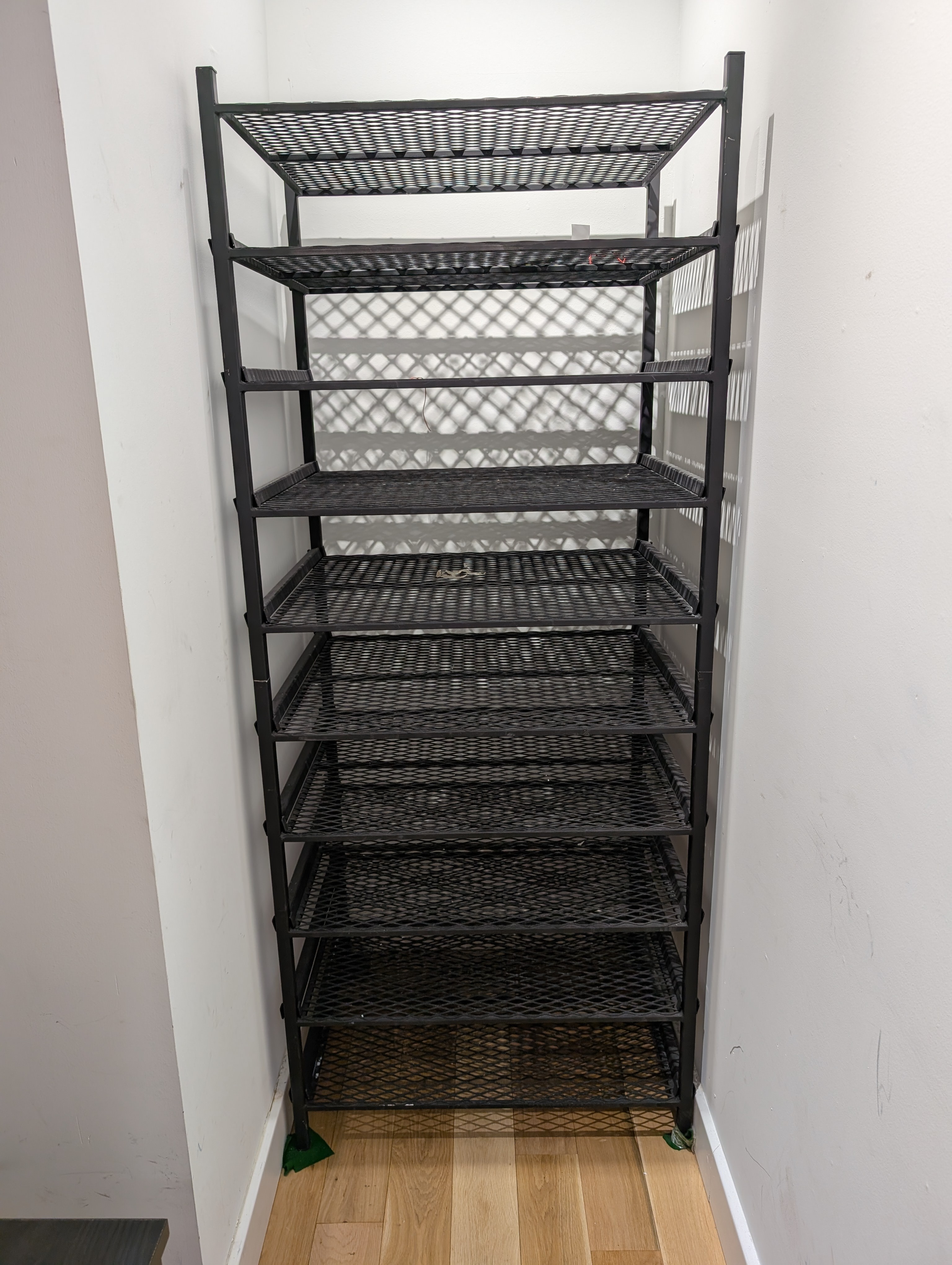 Industrial Metal Wine Rack / Storage Shelving Unit – Heavy Duty