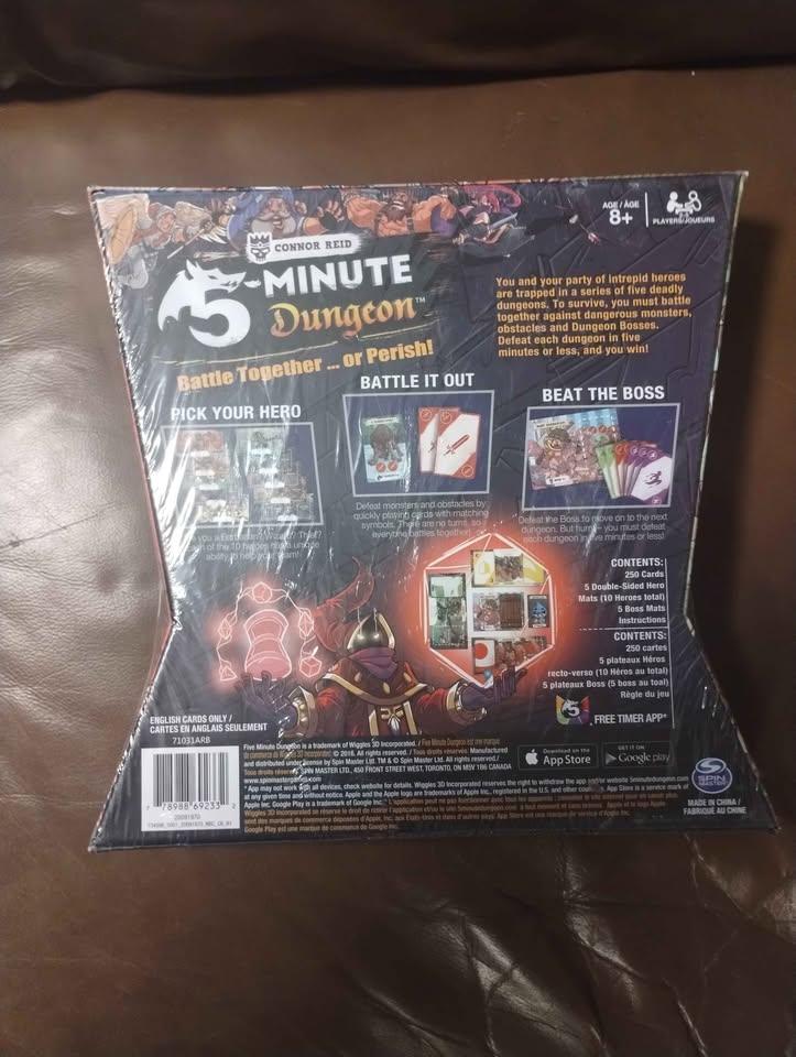 2016 Spin Master 5 Minute Dungeon Real-Time - photo 2
