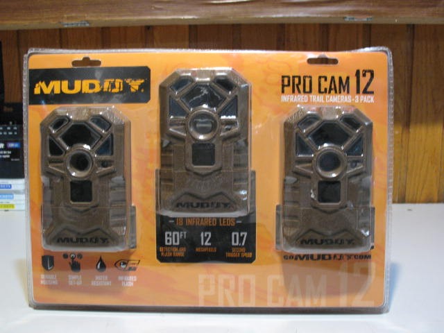 Muddy Pro Cam 12 Infrared Trail Camers, 3 Pack, BRAND NEW - photo 2