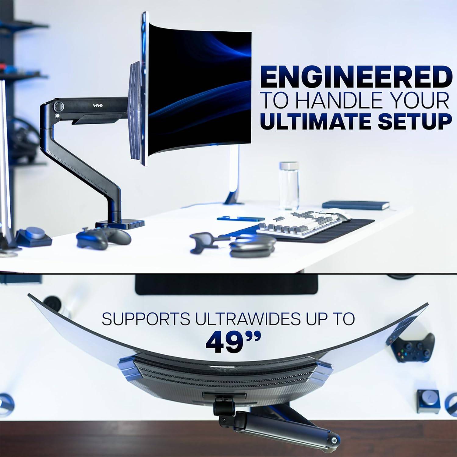 New VIVO Ultrawide Monitor Tension Arm for up to 49 inch Screens - photo 2