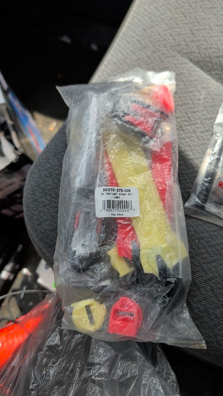 New Fox Racing Boot Strap Kit (Lemonade Variant, One Size)