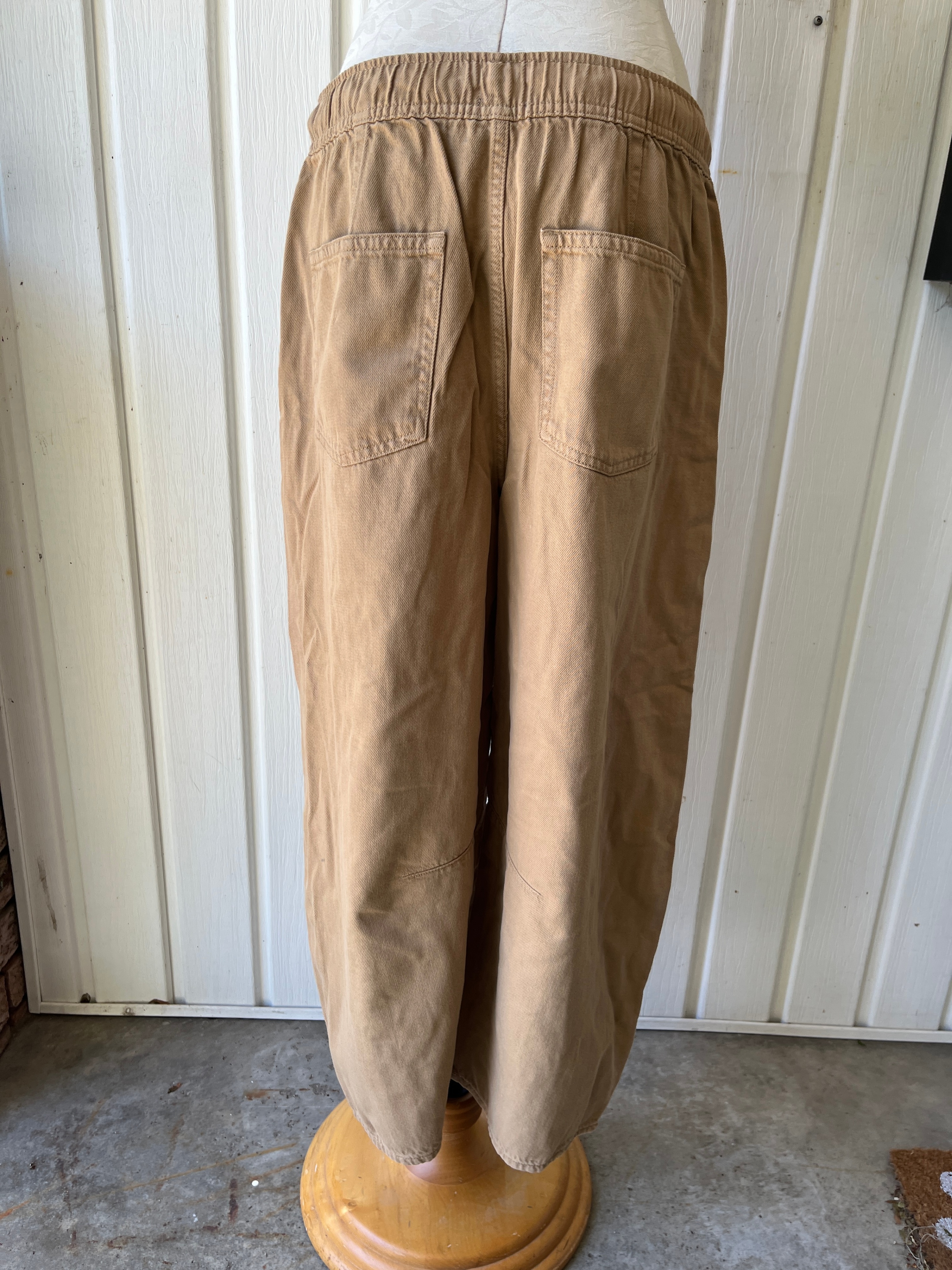 Gap Ultrasoft Denim Pants Size M Tan - photo 2