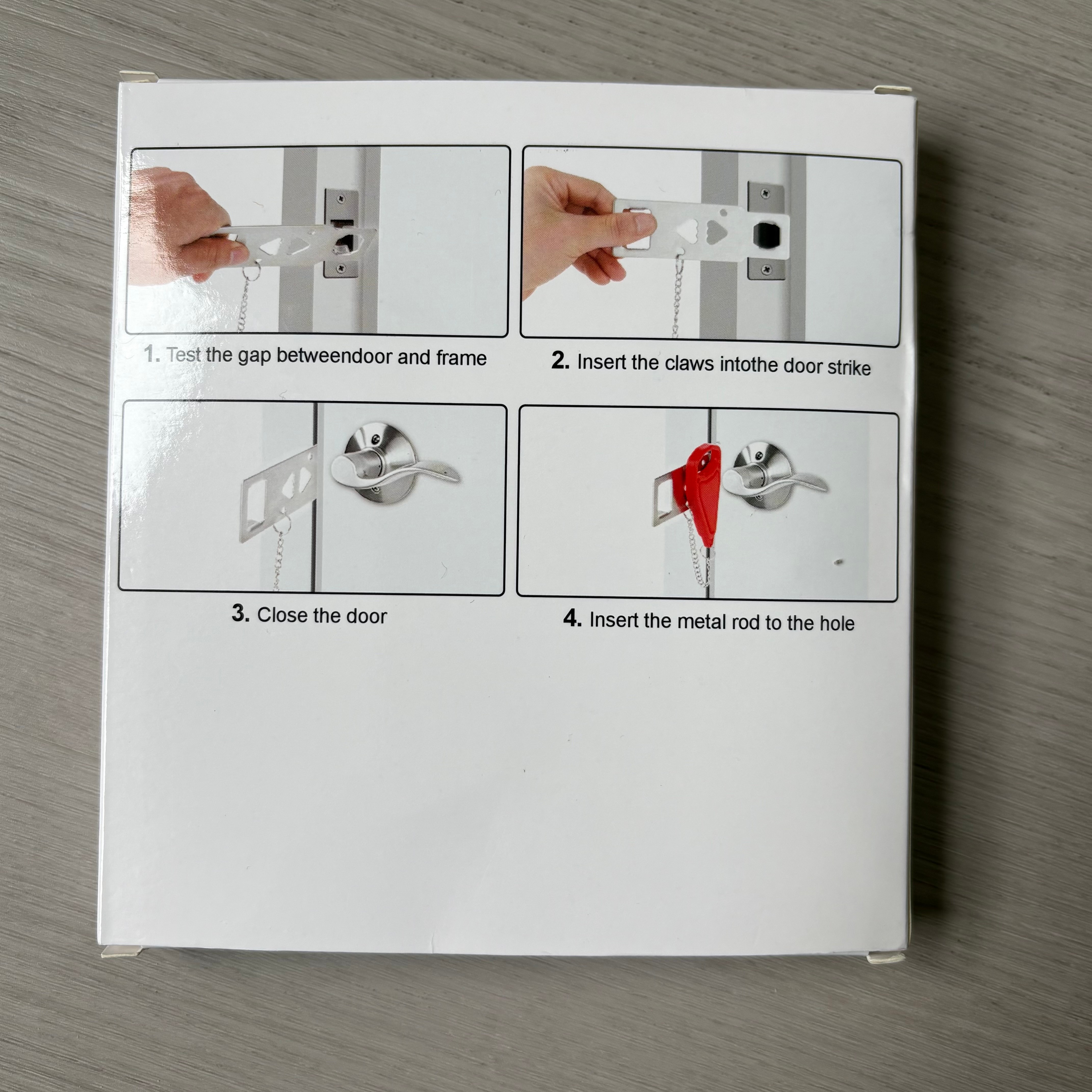 Portable Door Lock 2-Pack - New - photo 2