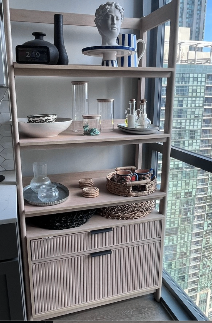 WIDE WOOD KITCHEN CABINET - photo 2