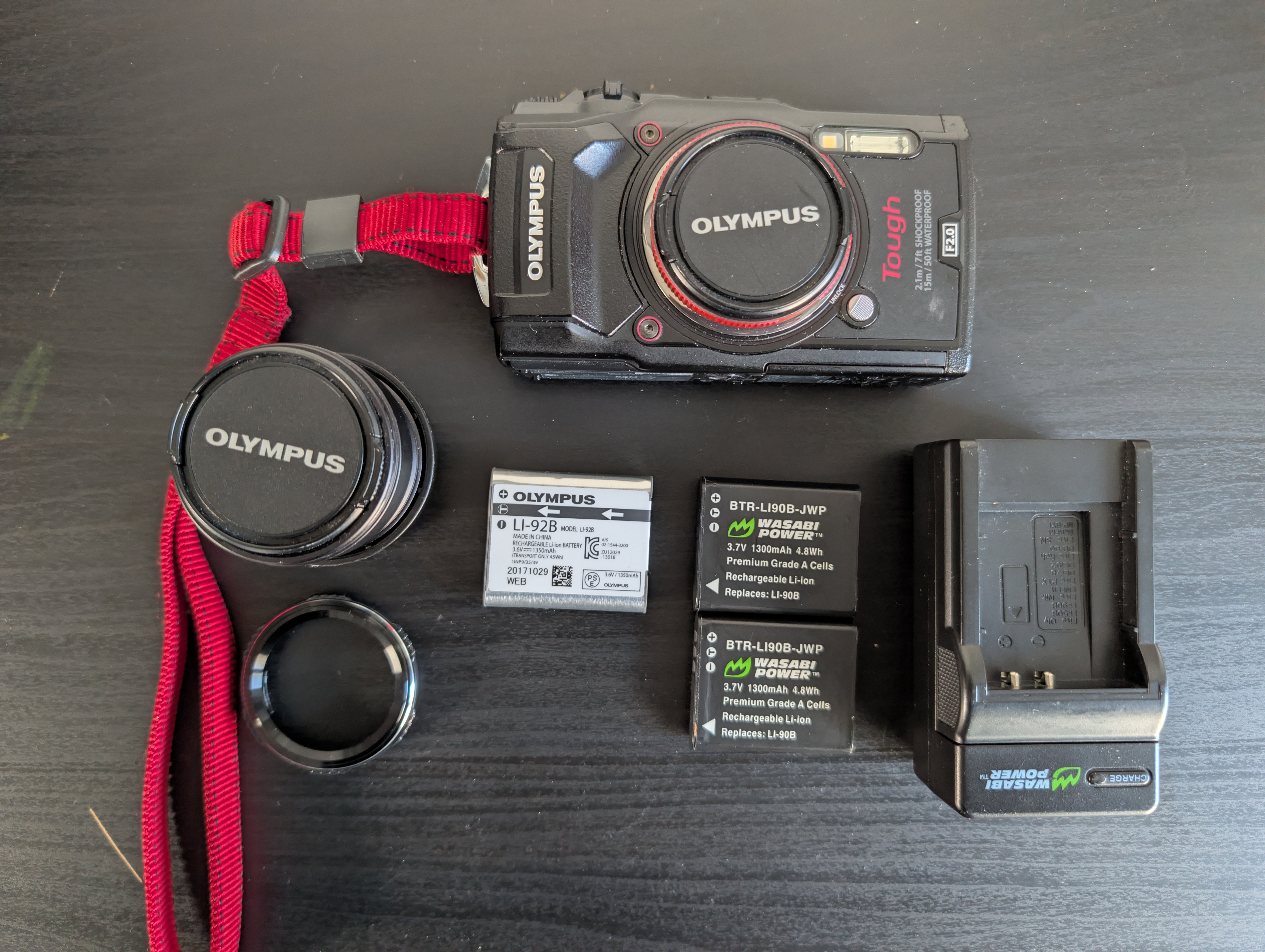 Olympus TG-5 Tough Camera Bundle + 3 Batteries + Lens - photo 3