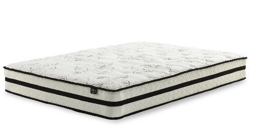 Queen metal bed frame with mattress (10") - photo 4