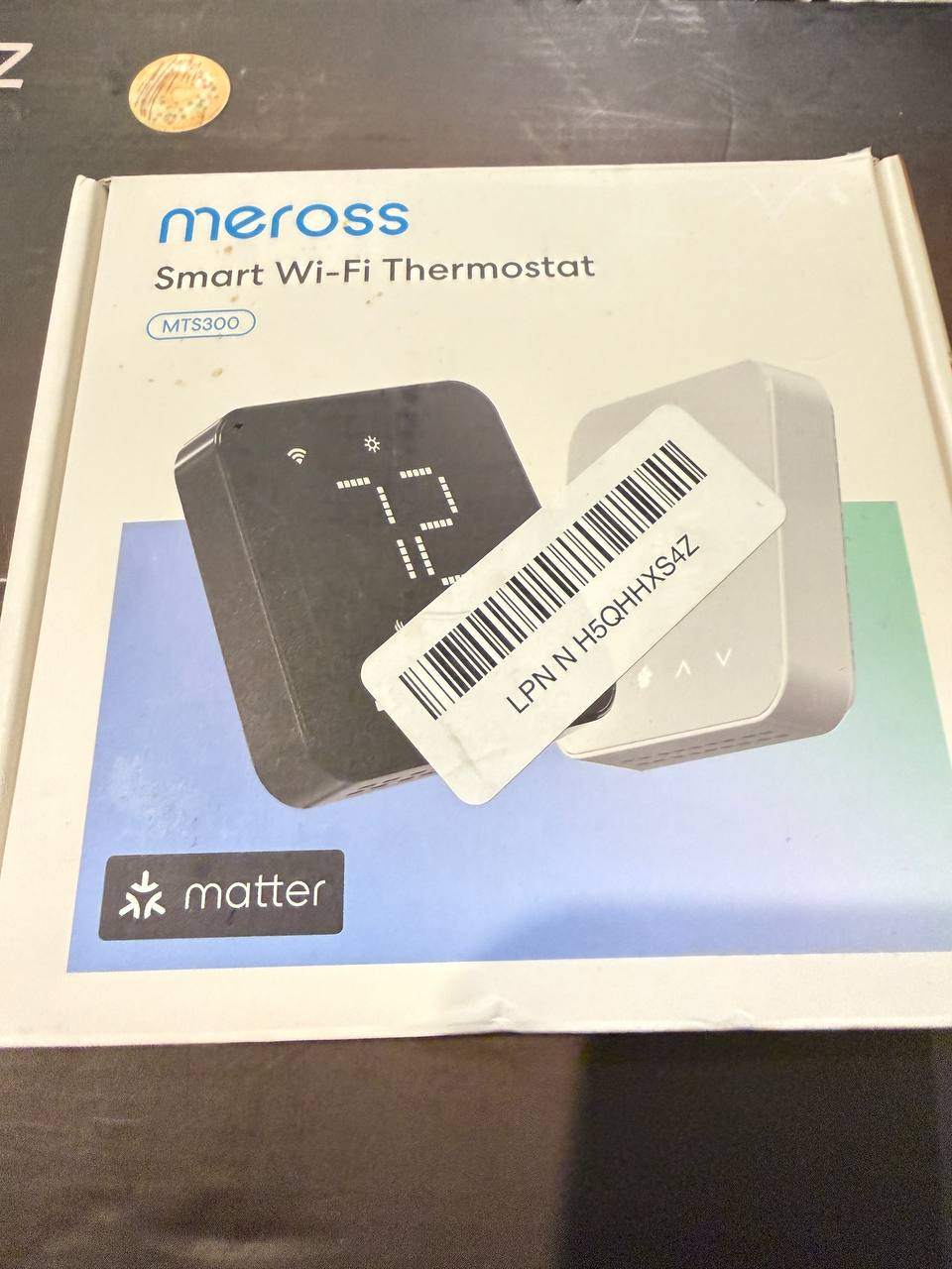 New Meross Smart Wi-Fi Thermostat - Matter Compatible, Works wit