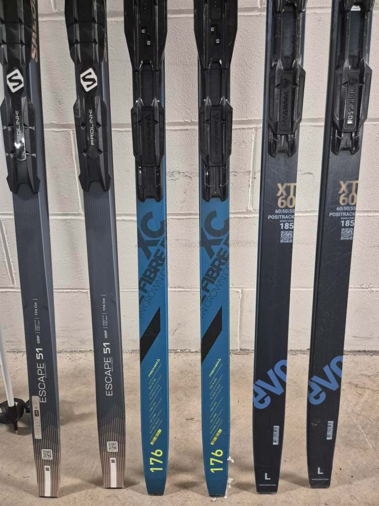 3 Complete XC Ski Sets – Rossignol / Fischer / Salomon - photo 3