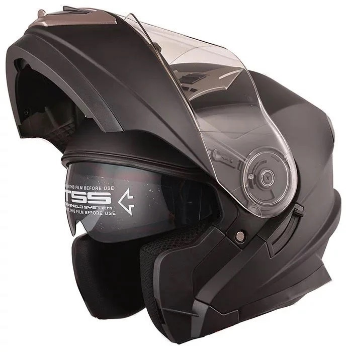 Full Face Modular BFR Motorcycle Ebike Helmet (Dual Visor) – NEW - photo 3