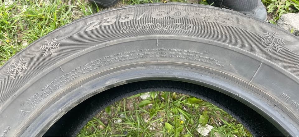 CHEAP Honda Pilot -  235 60 R18 Miller Winter Tires -(2024 DOT) - photo 4