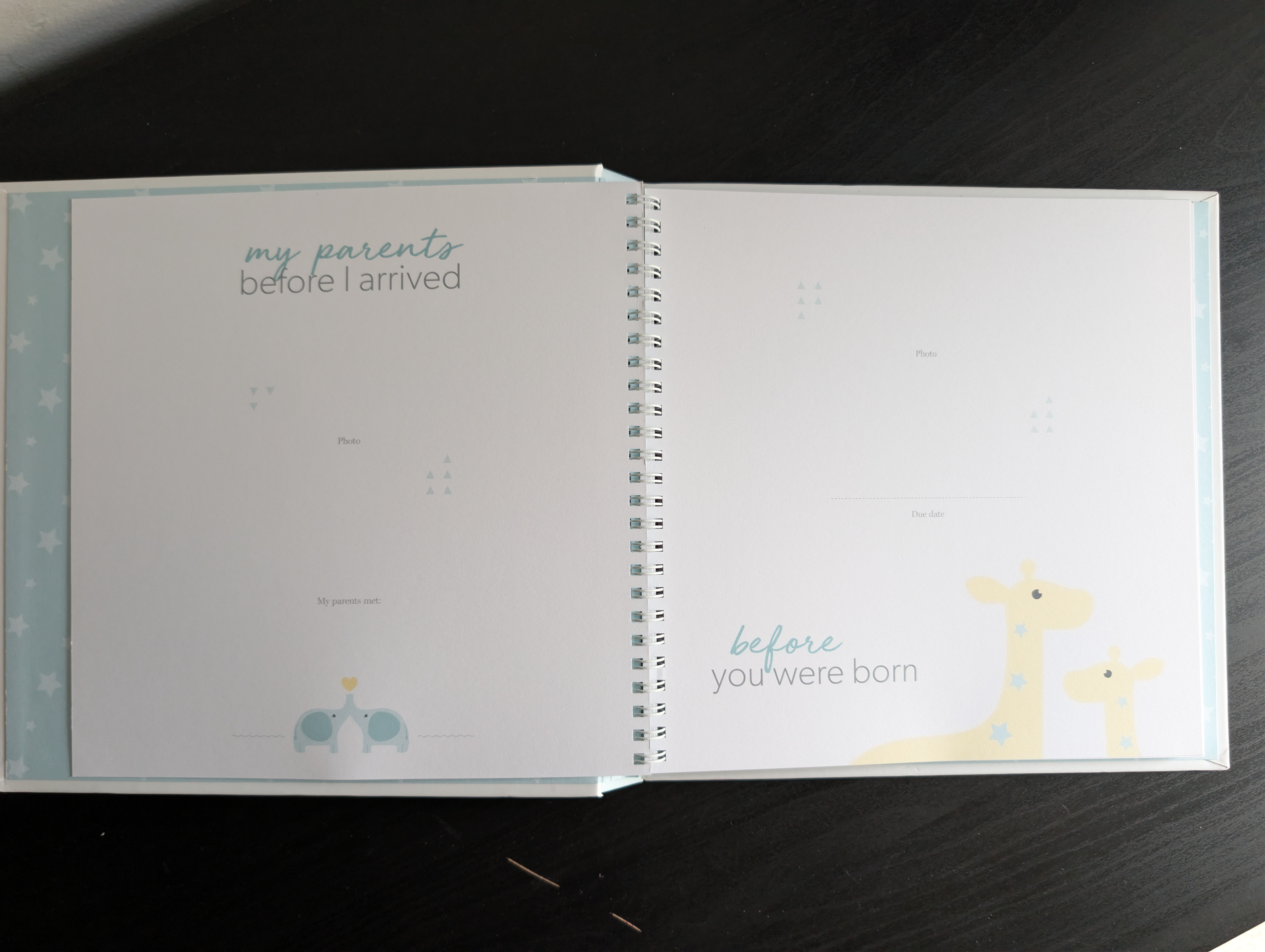 Baby Memory Book “Hello World” (New, Unused) - photo 3