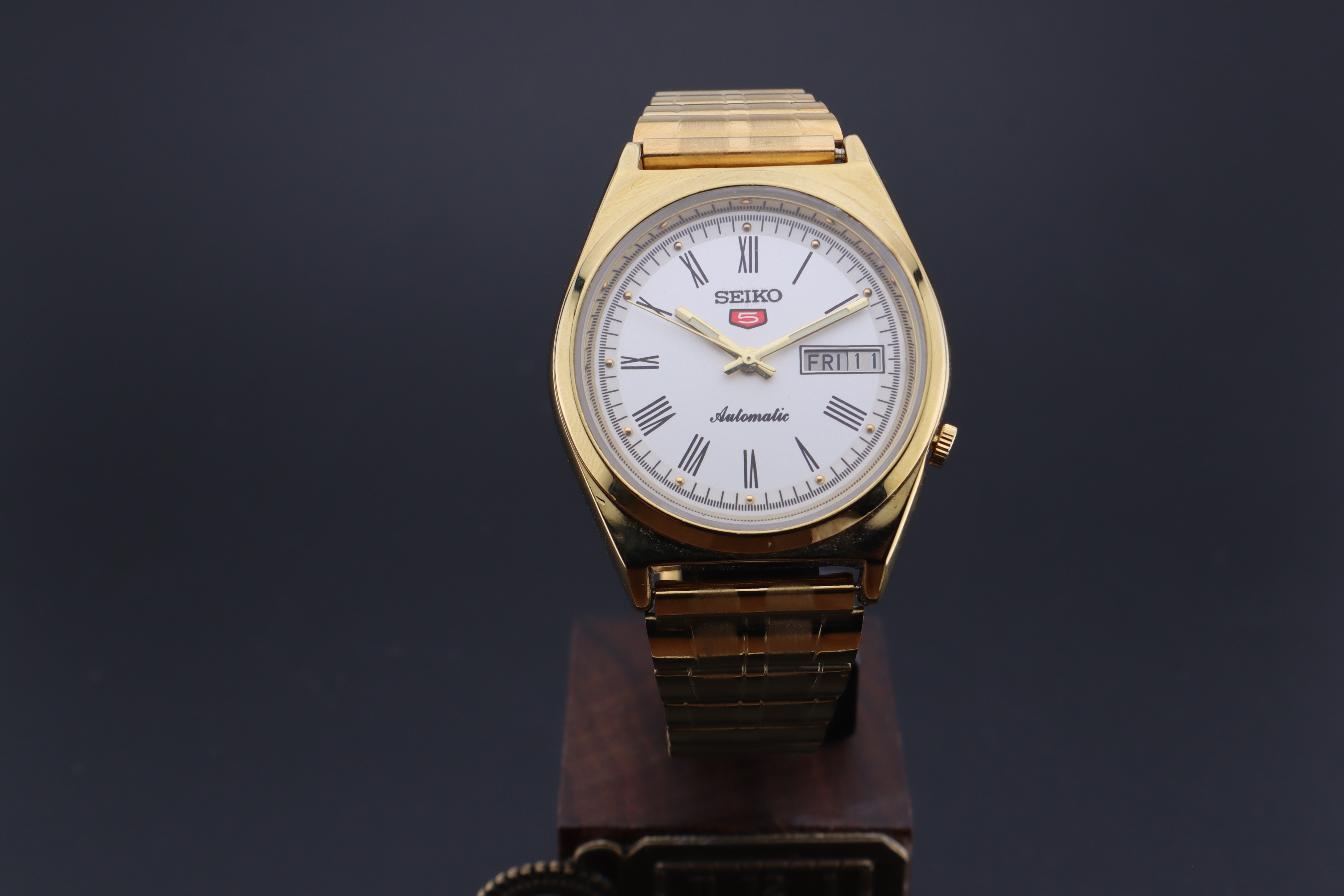 Vintage Seiko 5 Automatic 6309A Men's  Watch D&D- Japan Made - photo 2